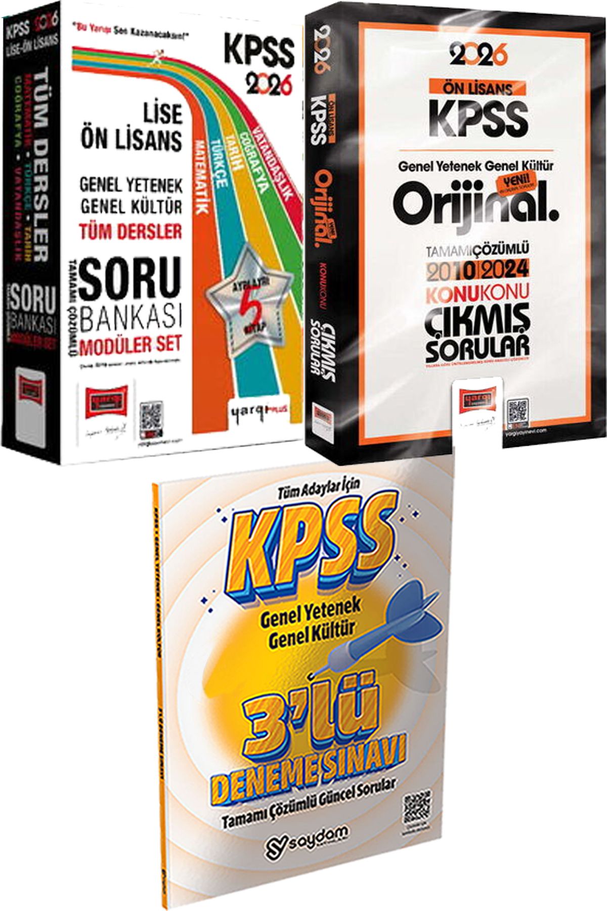 Yargı Yayınları 2026 KPSS Lise Ön Lisans Modüler Soru - Ön Lisans Orijinal 2010-2024 Konu Konu Çıkmış + 3lü Deneme