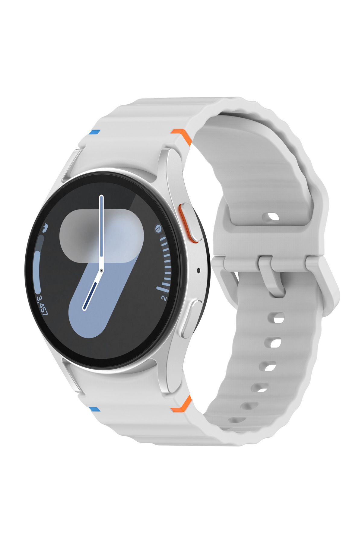 redmud teknoloji Samsung Galaxy Watch 4 5 6 7 FE 40 40 44 Classic42 43 46 47mm İle Uyumlu Kavisli Spor Silikon Kordon