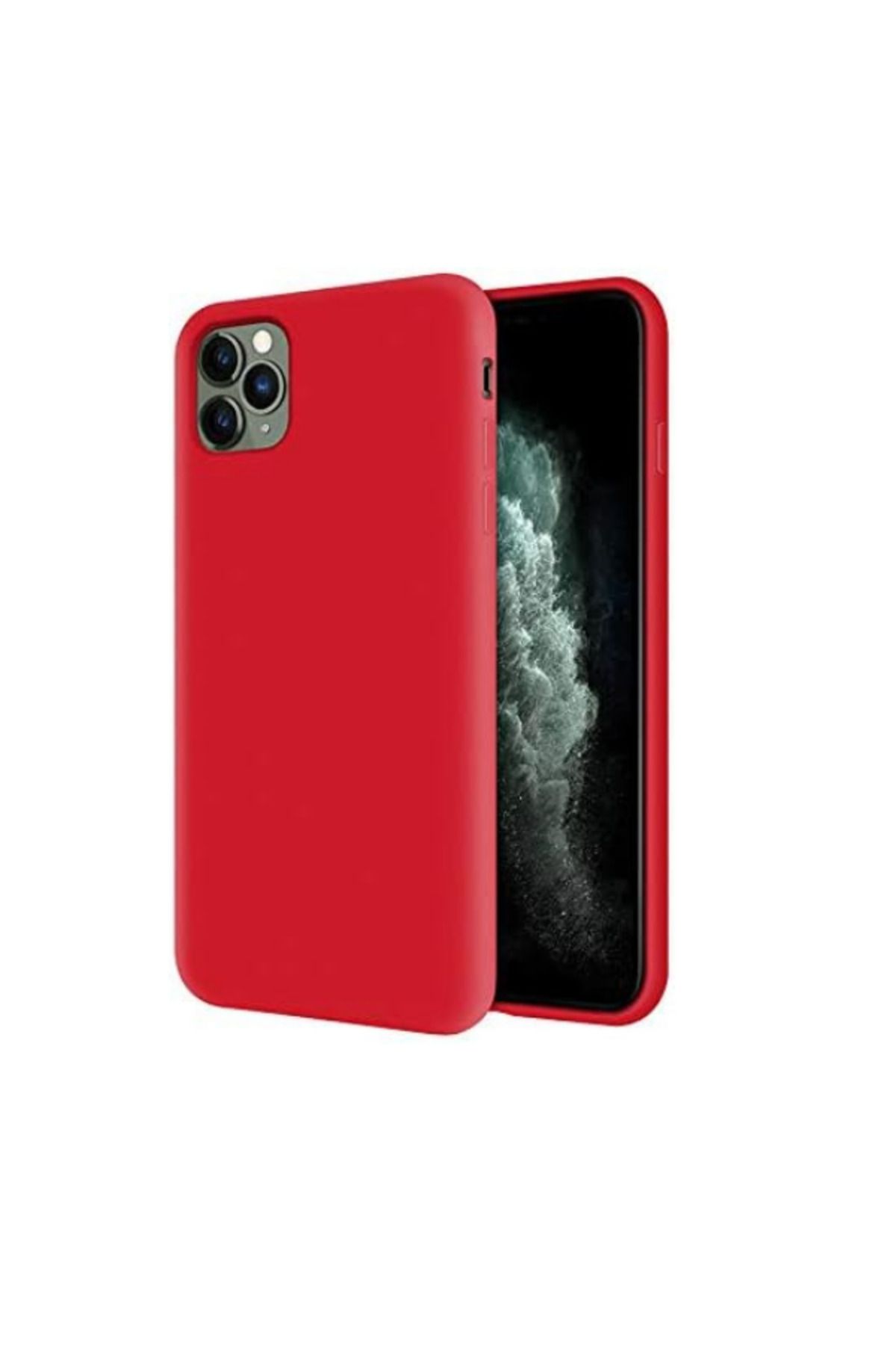 nexnova İphone 11 Pro Max Uyumlu Içi Kadife Lansman Silikon Kılıf Yumuşak Doku Hissi Kapak