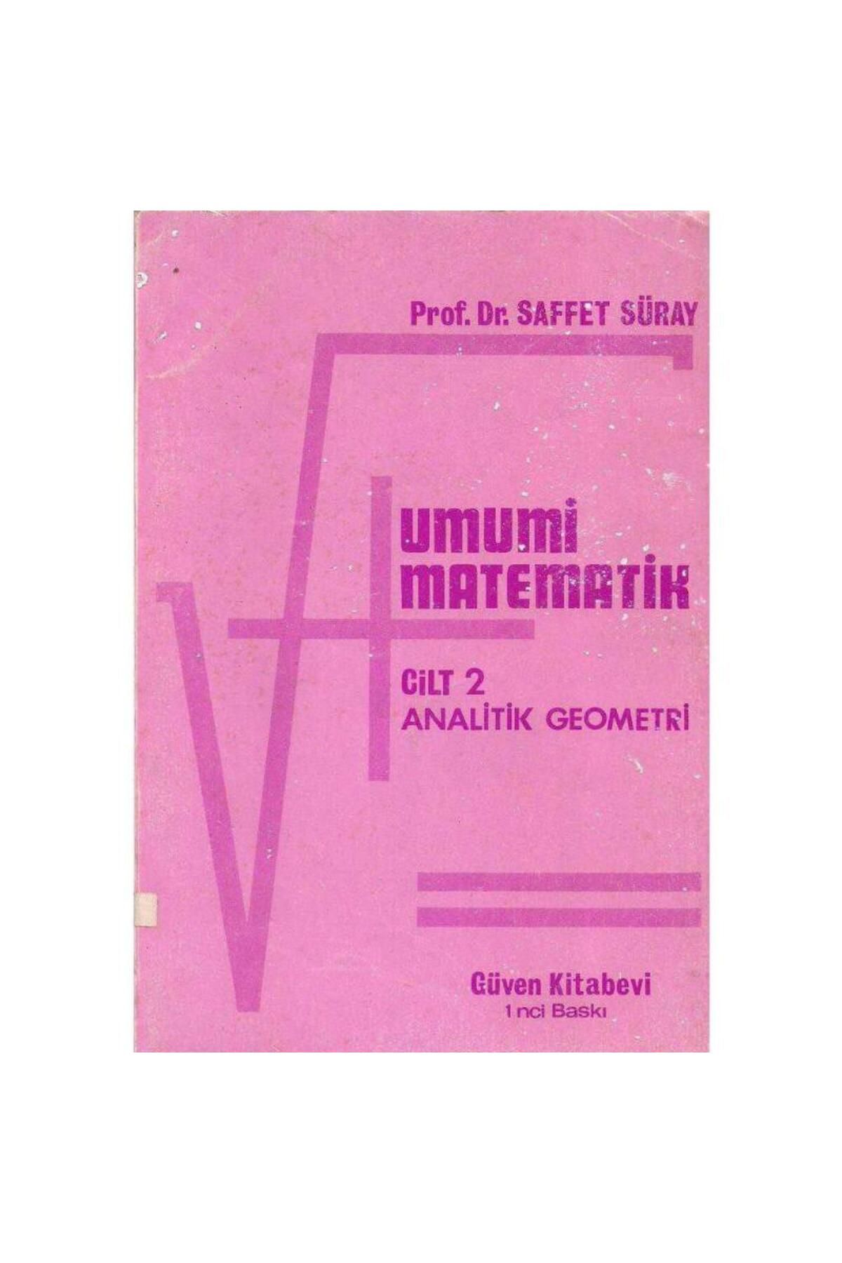Türk Dil Kurumu Yayınları Umumi Matematik Cilt 2 Analitik Geometri