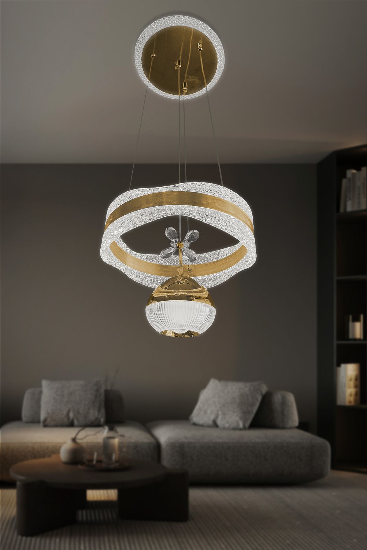 RSCOLLECTIONS Nurya Modern Sarkıt Led Avize