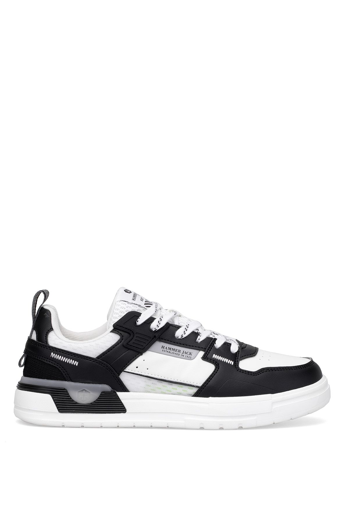 Hammer Jack 101 25205 M Soprano Erkek Klasik Sneaker Beyaz - Siyah