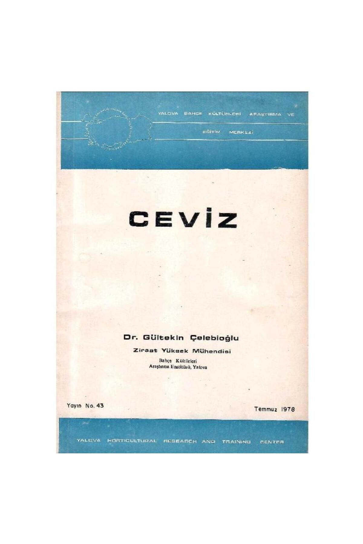Türk Dil Kurumu Yayınları Ceviz - Dr.Gültekin Çelebioğlu