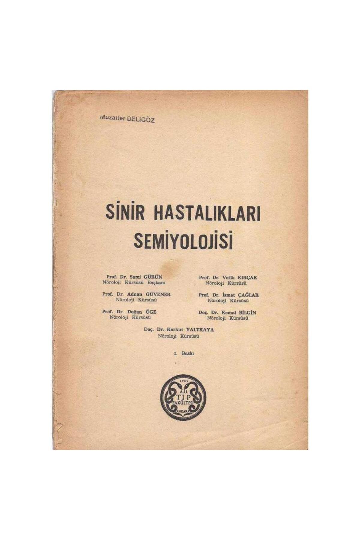 Türk Dil Kurumu Yayınları Sinir Hastalıkları Semiyolojisi