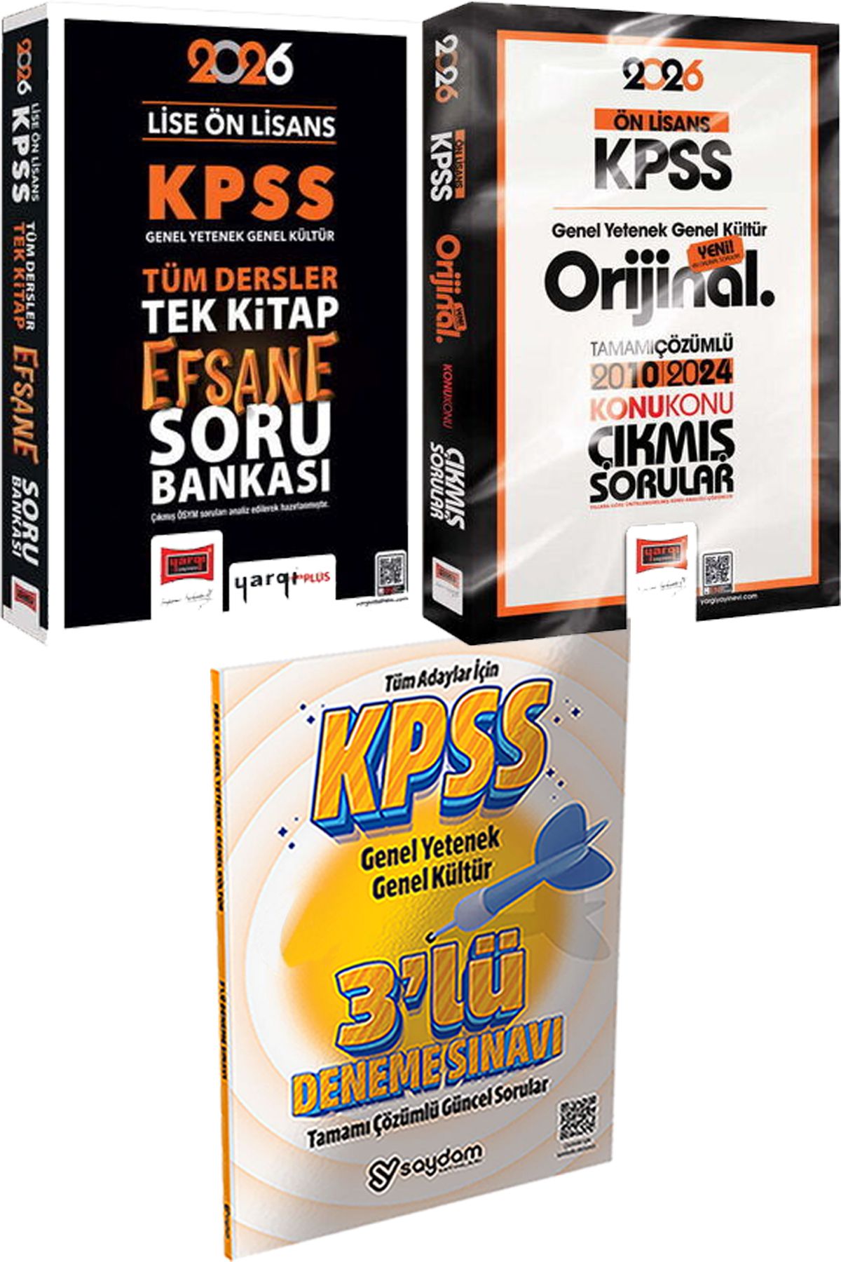 Yargı Yayınları Tüm Dersler Tek Kitap Efsane Çek Kopart Soru - Ön Lisans Orijinal 2010-2024 Konu Konu Çıkmış