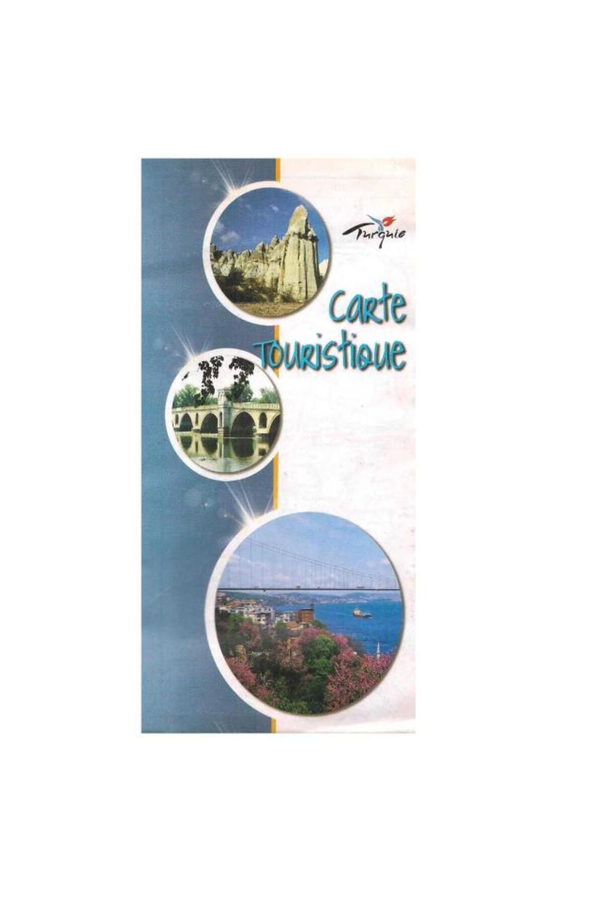 Türk Dil Kurumu Yayınları Carte Touristique Map - Harita - Faransızca - Turistlik Harita