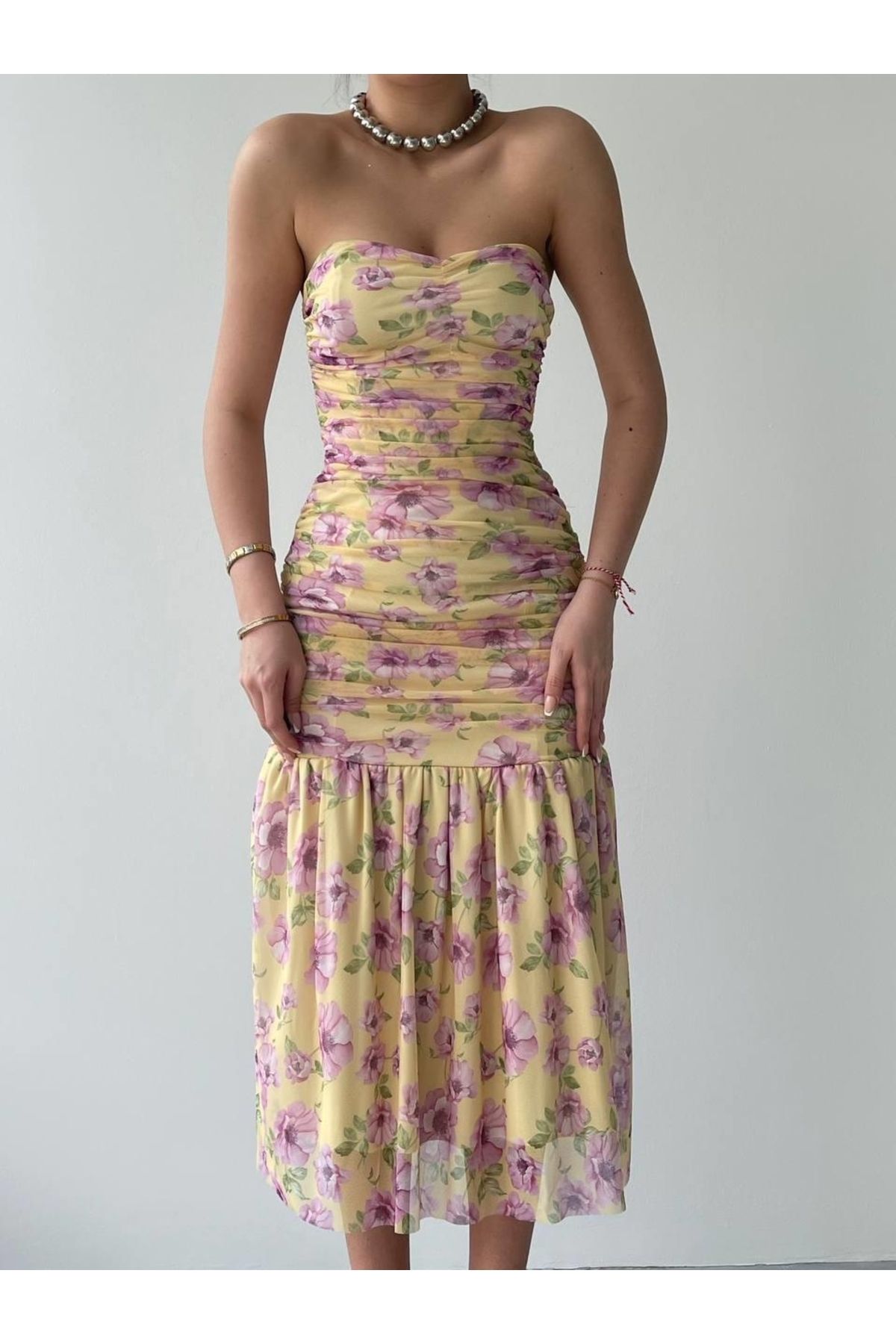 D&M Life Collection Talia Straplez Elbise