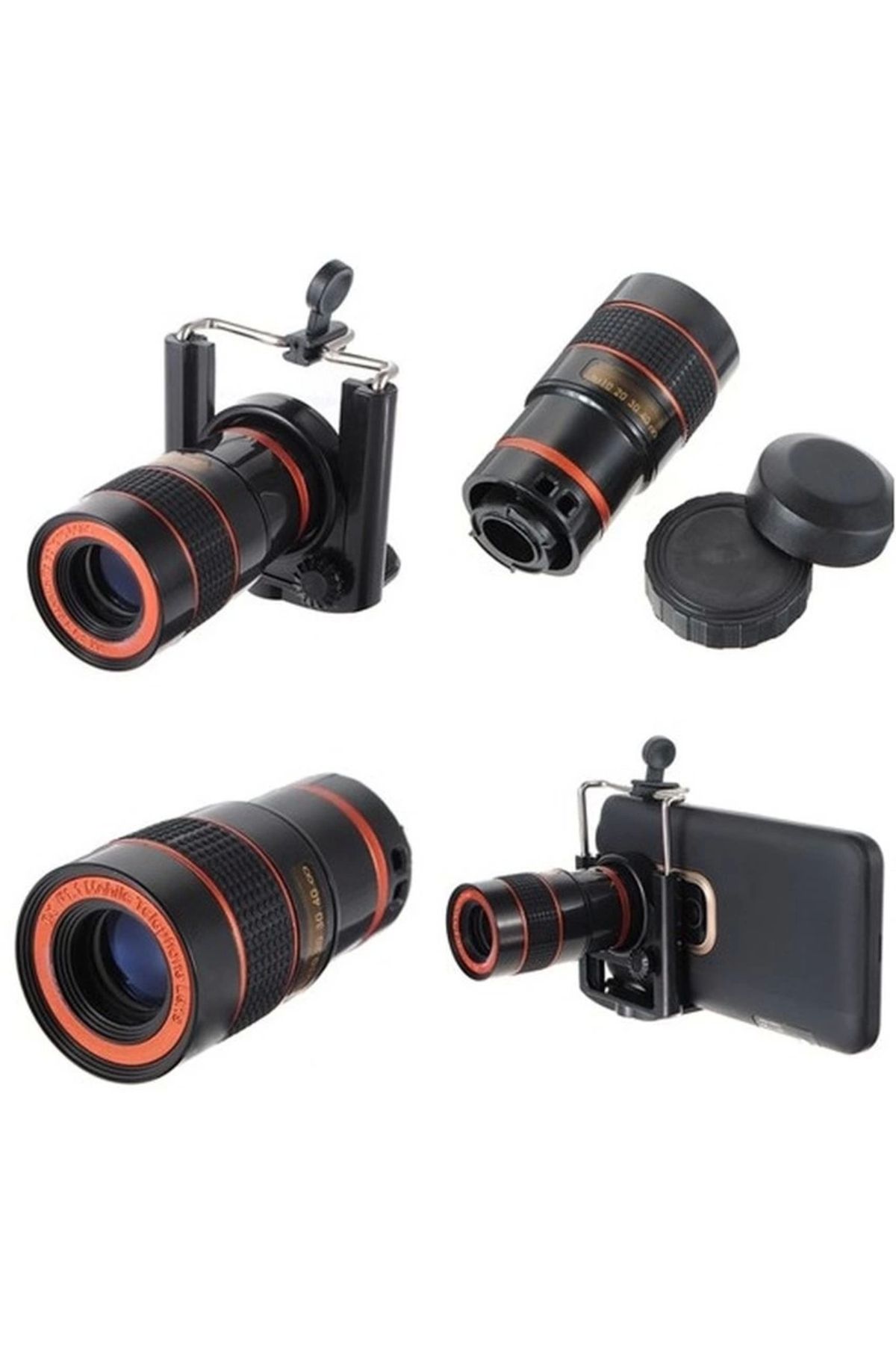 shopwave 8X18 Zoom Teleskop Telefon Kamera Lensi Mini El Dürbünü