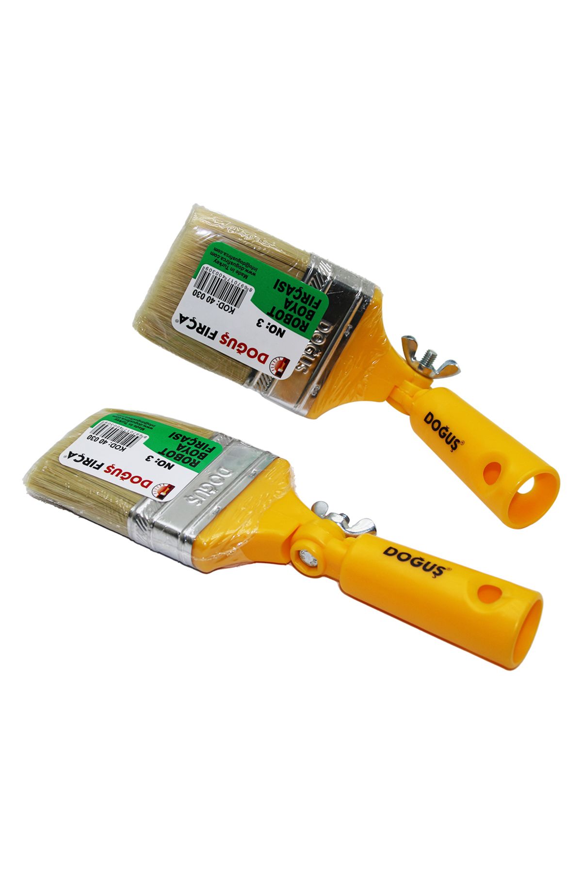 KutuluStore NO-3 ROBOT BOYA FIRÇASI PLASTİK SAPLI (5168)