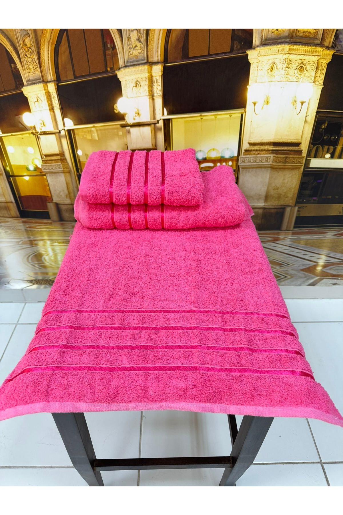 Artiva Home Collection %100 Pamuk Bukle 50x90 El Yüz ve 70x140 Banyo Havlu Seti