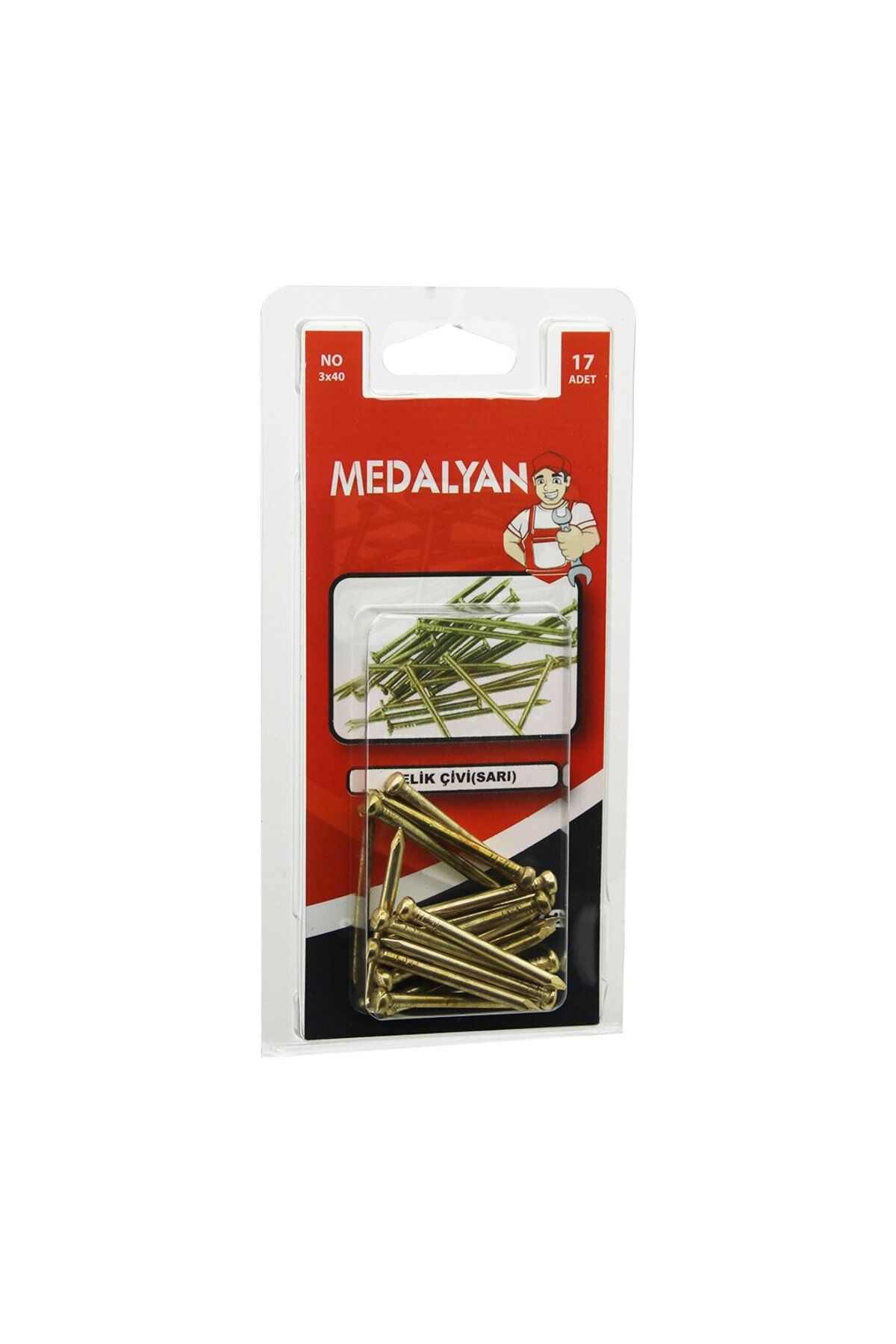 İklimStore 3X40 SARI ÇELİK ÇİVİ 17PCS (5131)