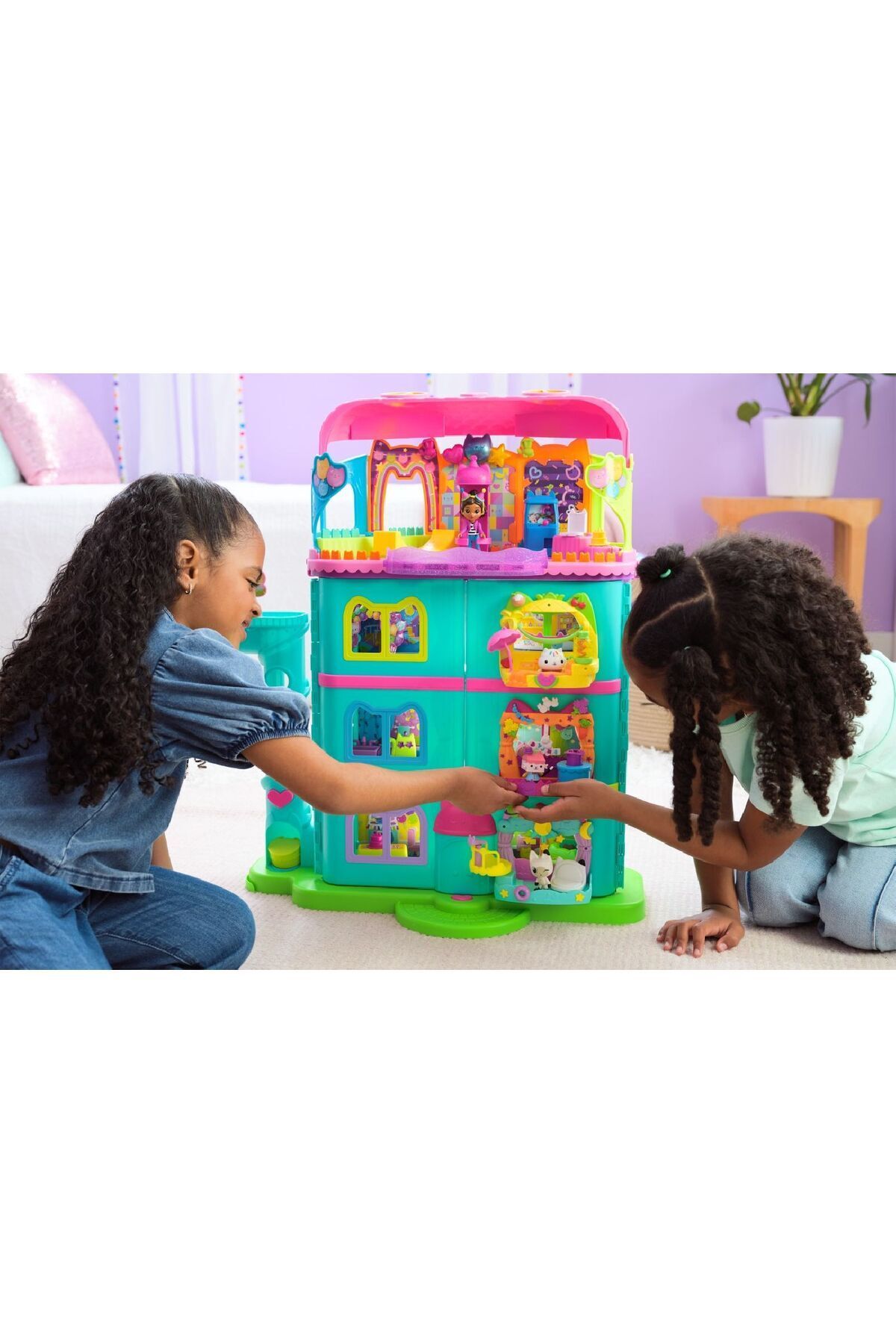 Spin Masters Gabby's Purrfect Celebration Dollhouse 6070742 Oyun Ev Seti