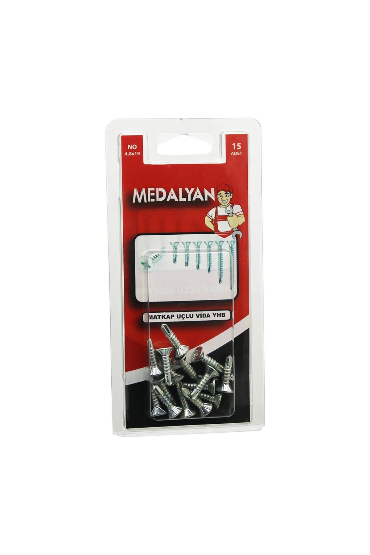 İklimStore 4.8X19 MATKAP UÇLU VİDA YHB 15PCS (5131)