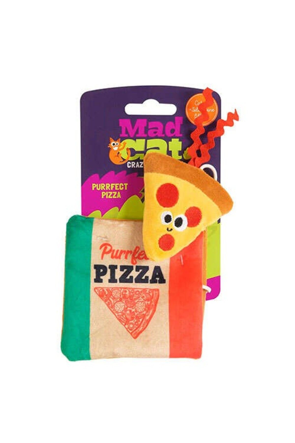 MadCat Purrfect Pizza Kedi Otlu ve Matatabili 2 li Kedi Oyuncağı