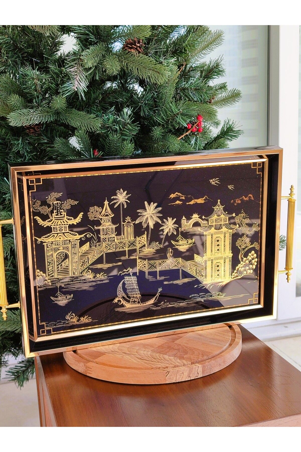 Madame Coco Mauren Tepsi 48 X 29 cm
