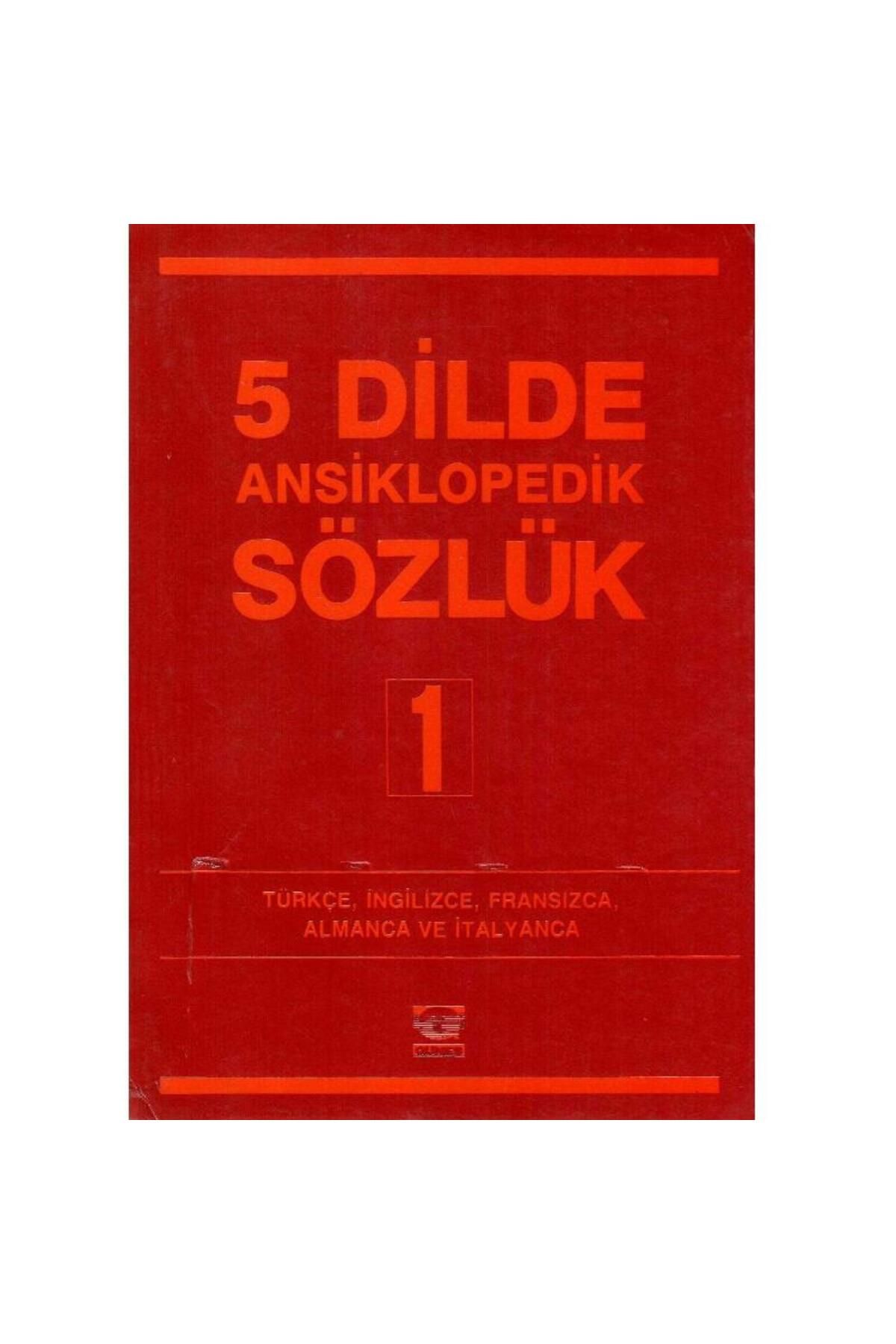 Türk Dil Kurumu Yayınları 5 Dilde Ansiklopedik Sözlük 1 ve 2.- Türkçe - İngilizce - Fransızca - Almanca ve İtalyanca