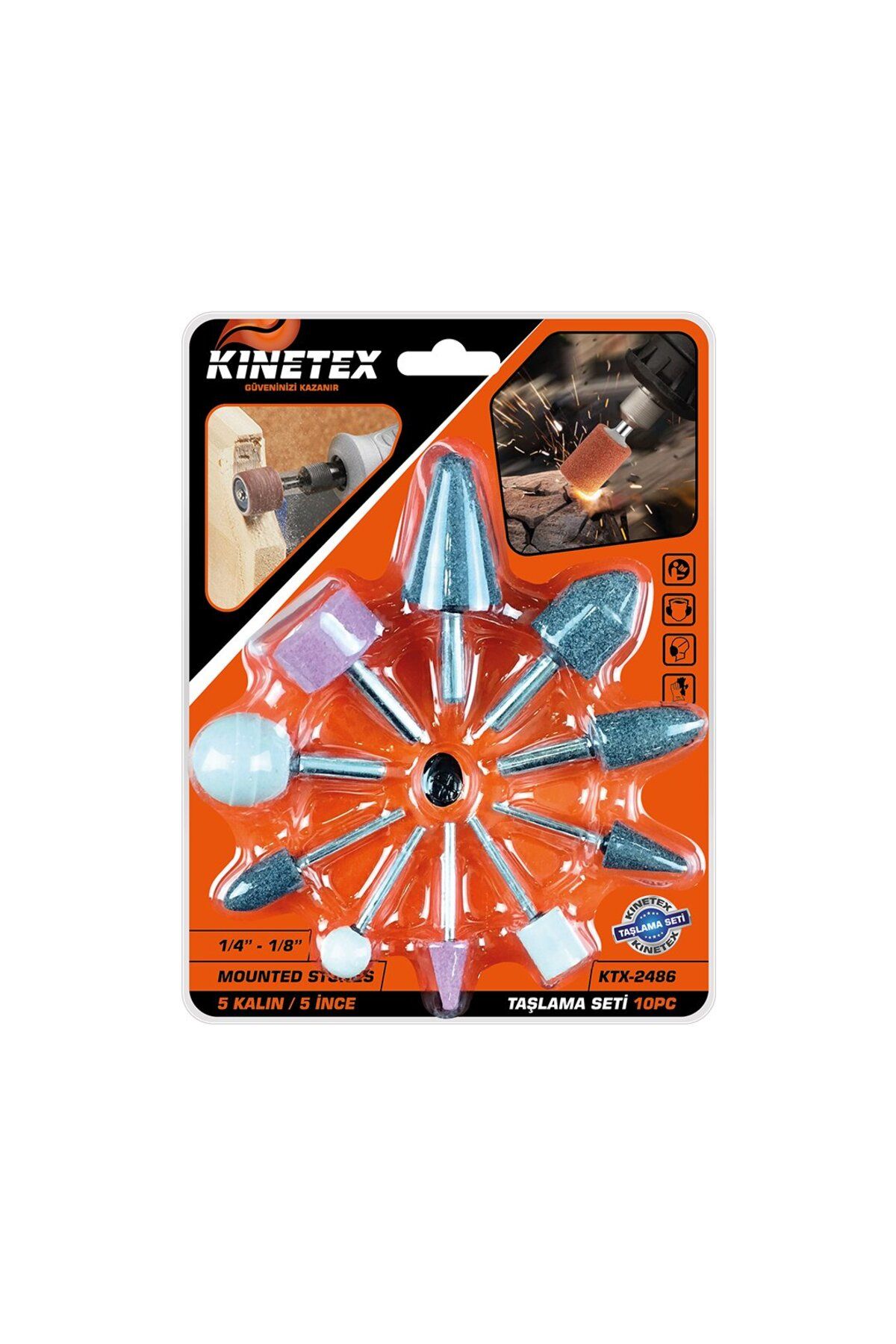 İklimStore 10PCS KALIPCI TAŞLAMA SETİ TEMİZLEME - PARLATMA - ÇAPAK ALMA (5131)