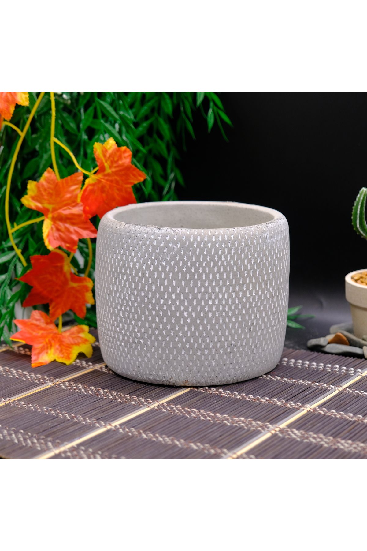 BGGdekor Çentik model BETON SAKSI