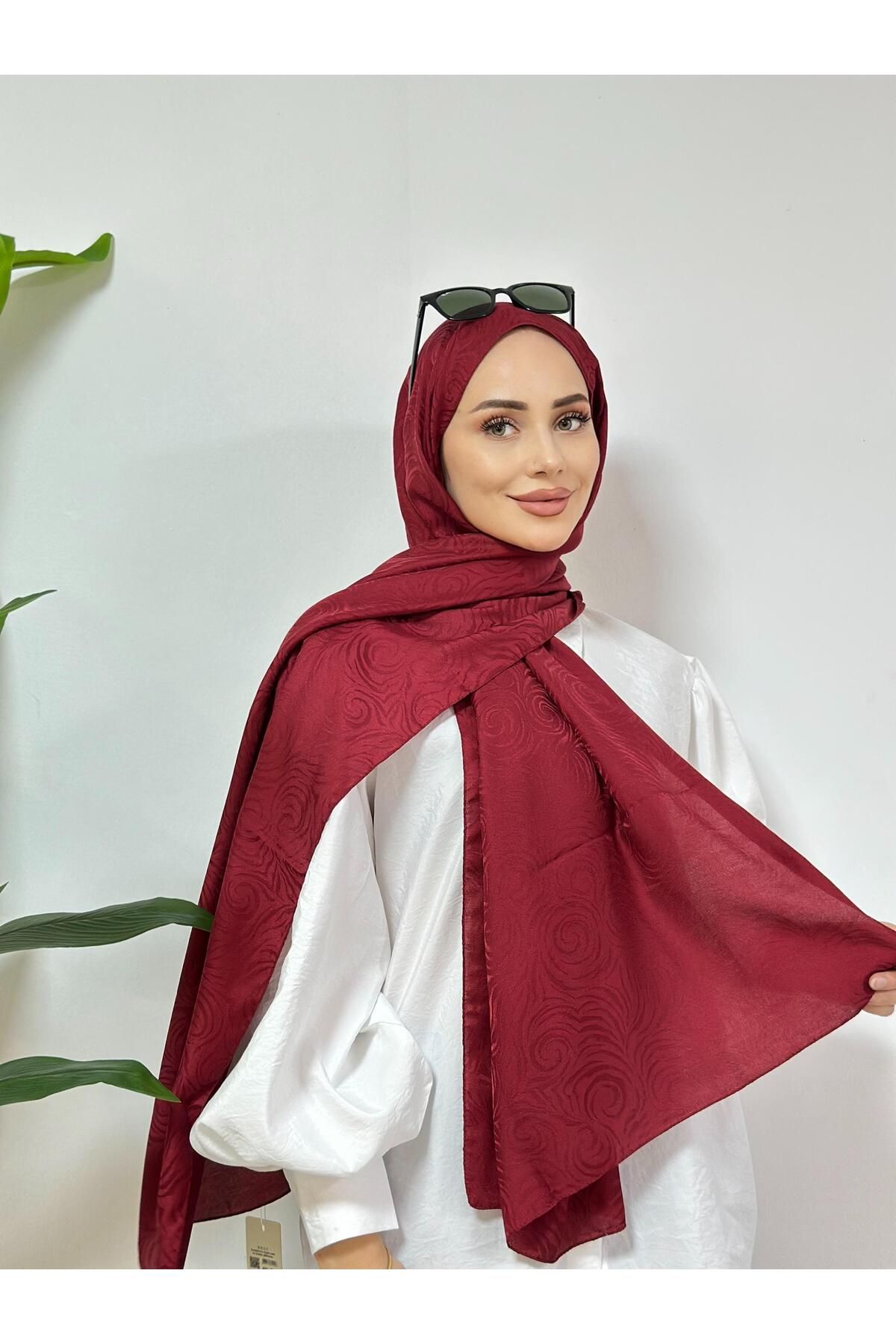 Pull Scarfs Shine İsabella Desen - Bordo