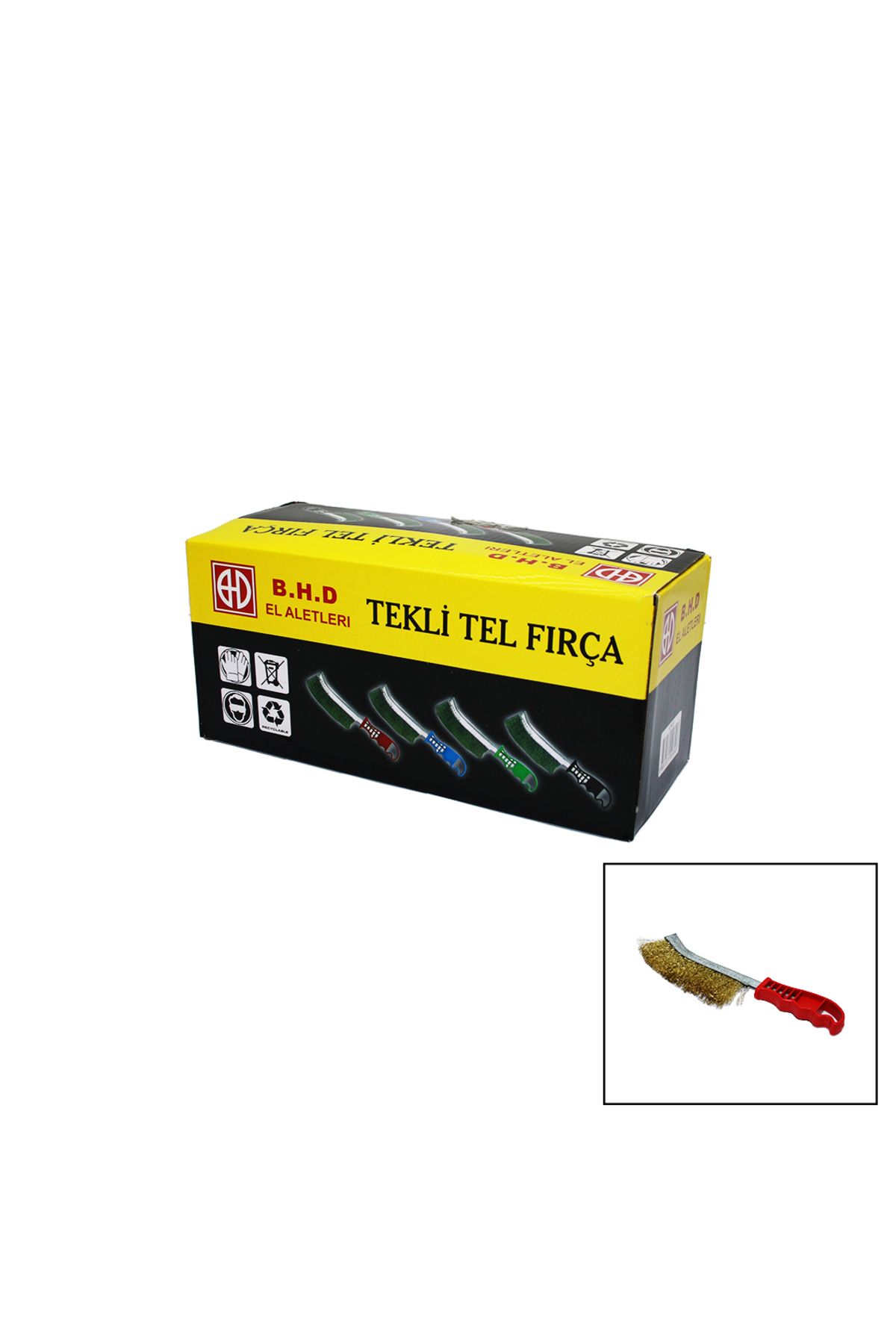 KutuluStore YAN MODEL PLASTİK SAP TEL FIRÇA (5168)