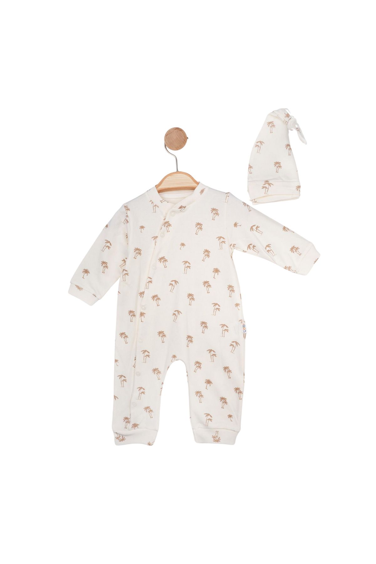 colbi baby Palmiye Yandan Çıtçıtlı Tulum
