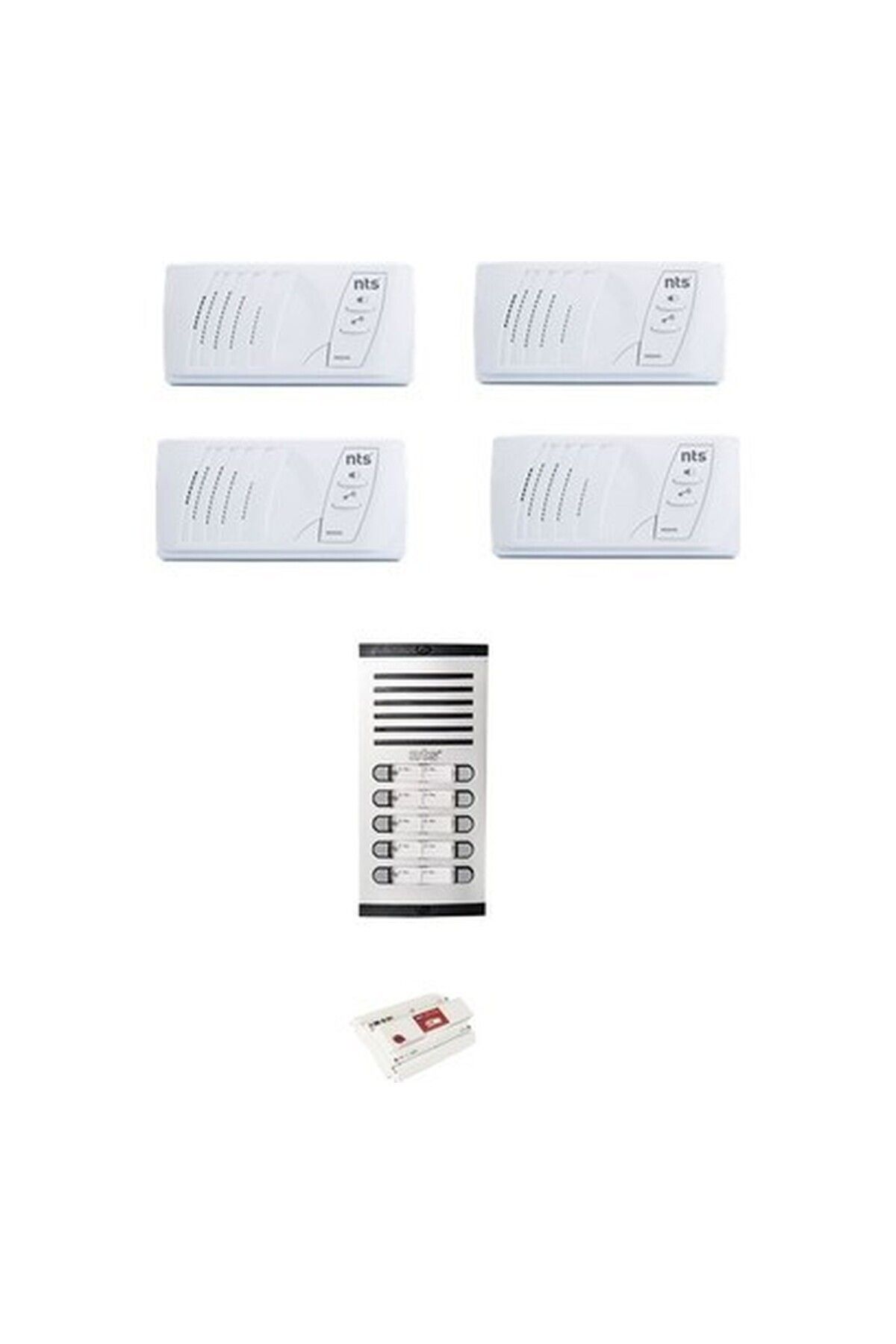 Nts Diafon Sesli Dört Daire Için Villa Kit Set Komple