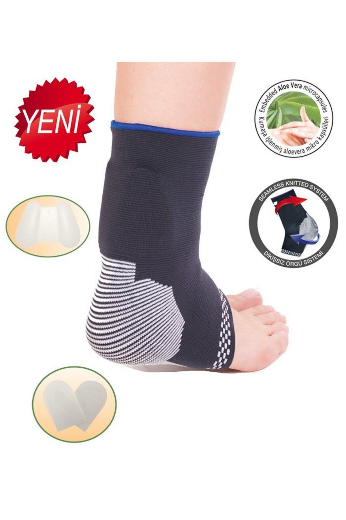 AboutThePerfect Örme Ayak Bilekliği Medyum, şık ve rahat tasarım, doğal malzeme, sağlıklı kullanım