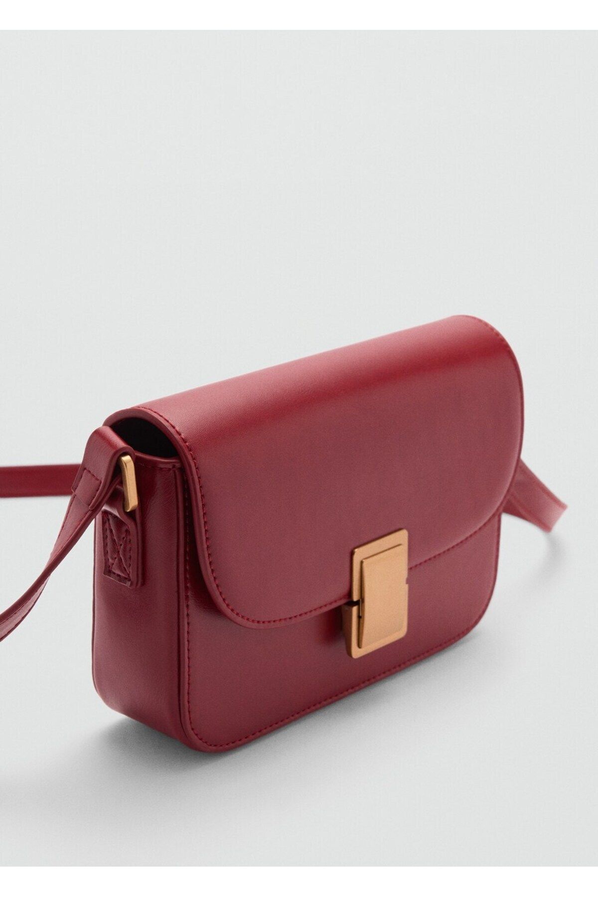 MANGO Woman Mango Metal kapatmalı çapraz askılı çanta