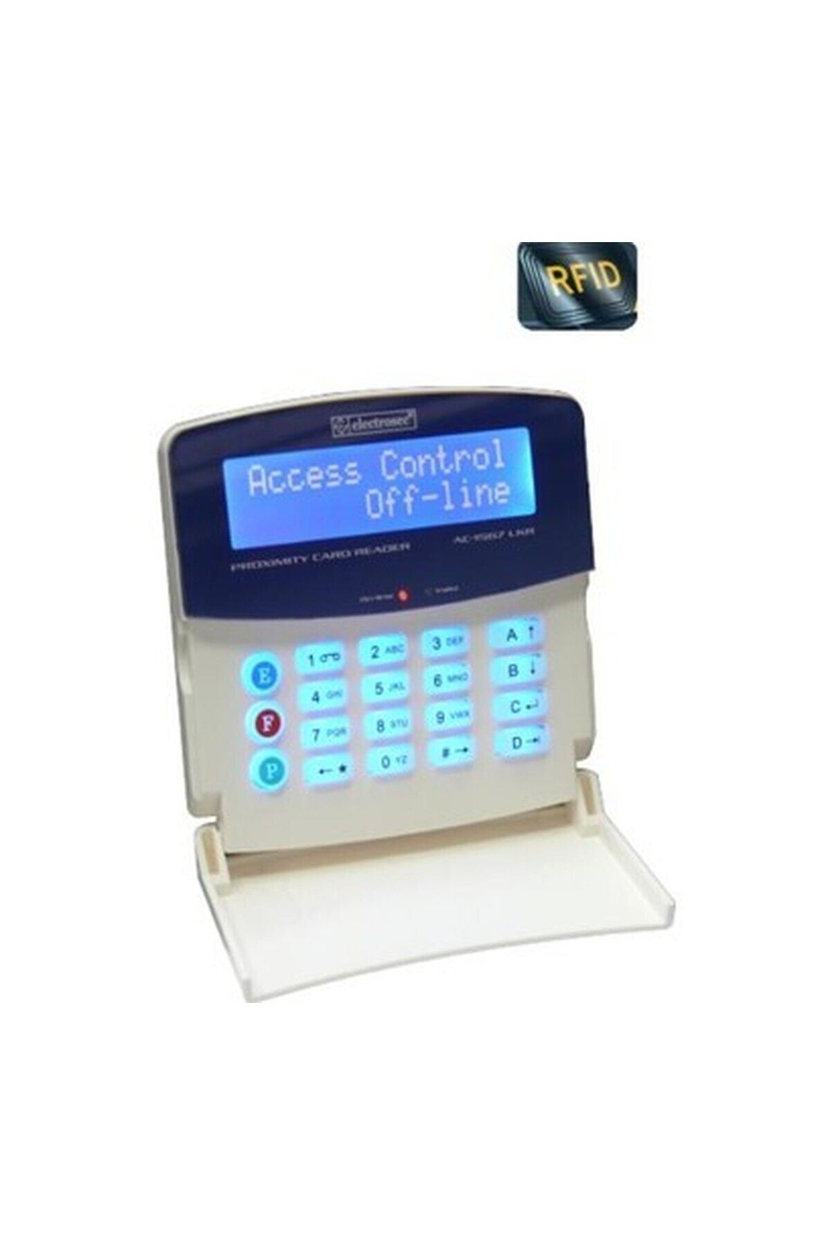 Electrosec AC-1567LKR Rfid LCD Okuyucu Keypad