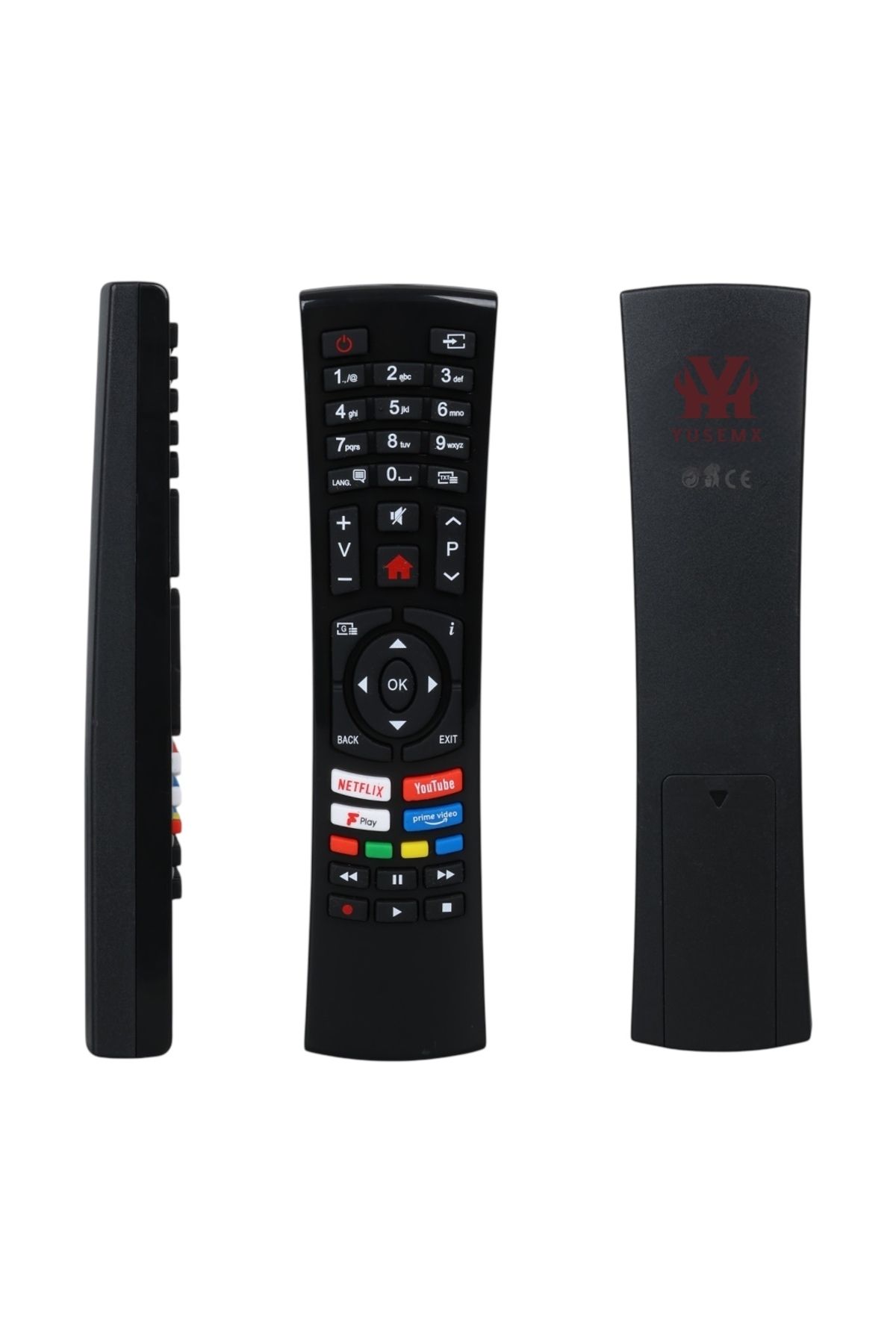 YUSEMX Vestel , Seg , Regal , Profilo - Televizyon Kumandası - Netflix , Youtube , Prime Video Tuşlu