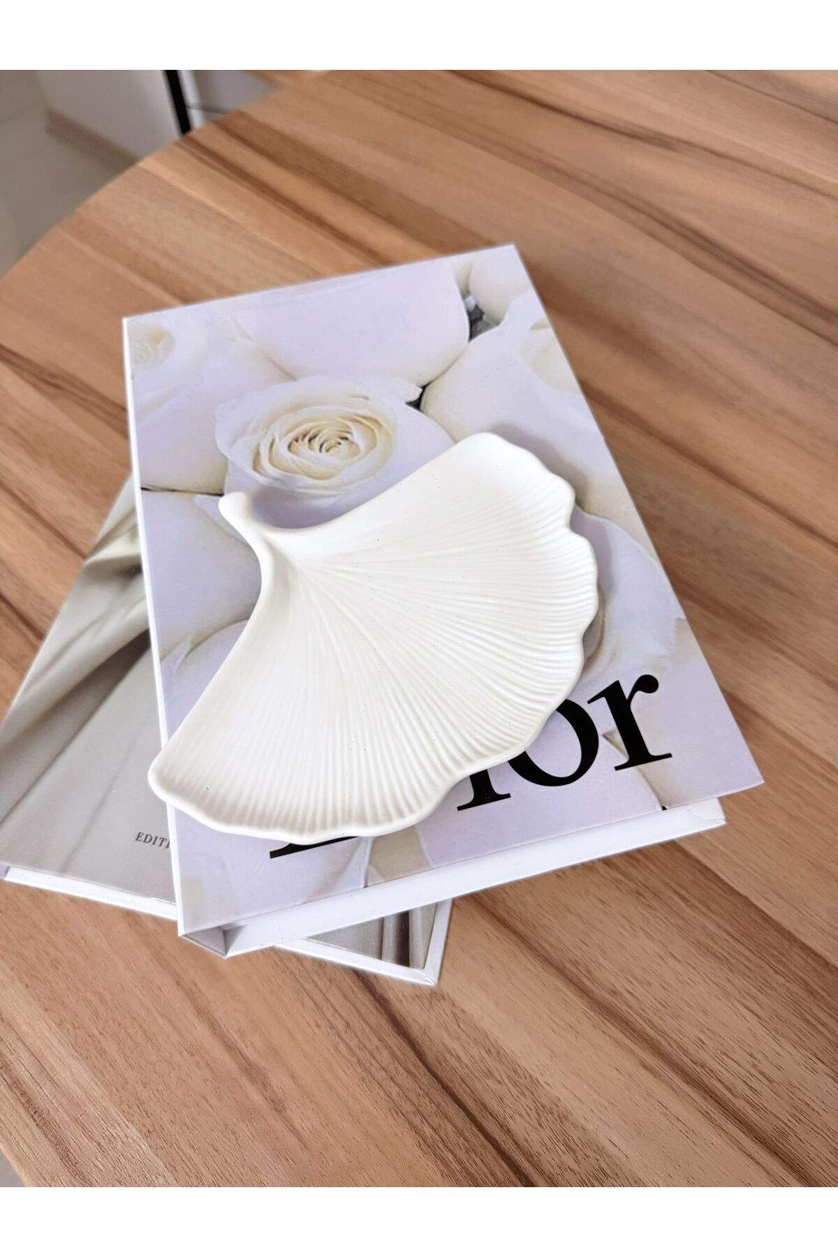 Deslina Dekoratif Ginkgo Yaprak Model Organize Sunumluk Obje / Ev & Ofis