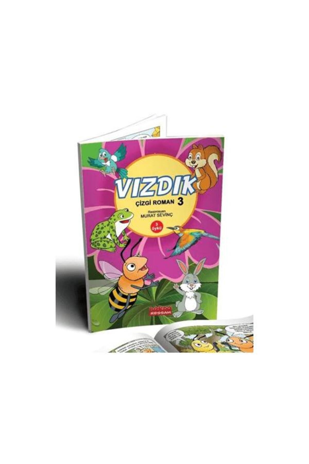 Bordo Ressam Vızdık Çizgi Roman Renkli Öykü Serisi 3
