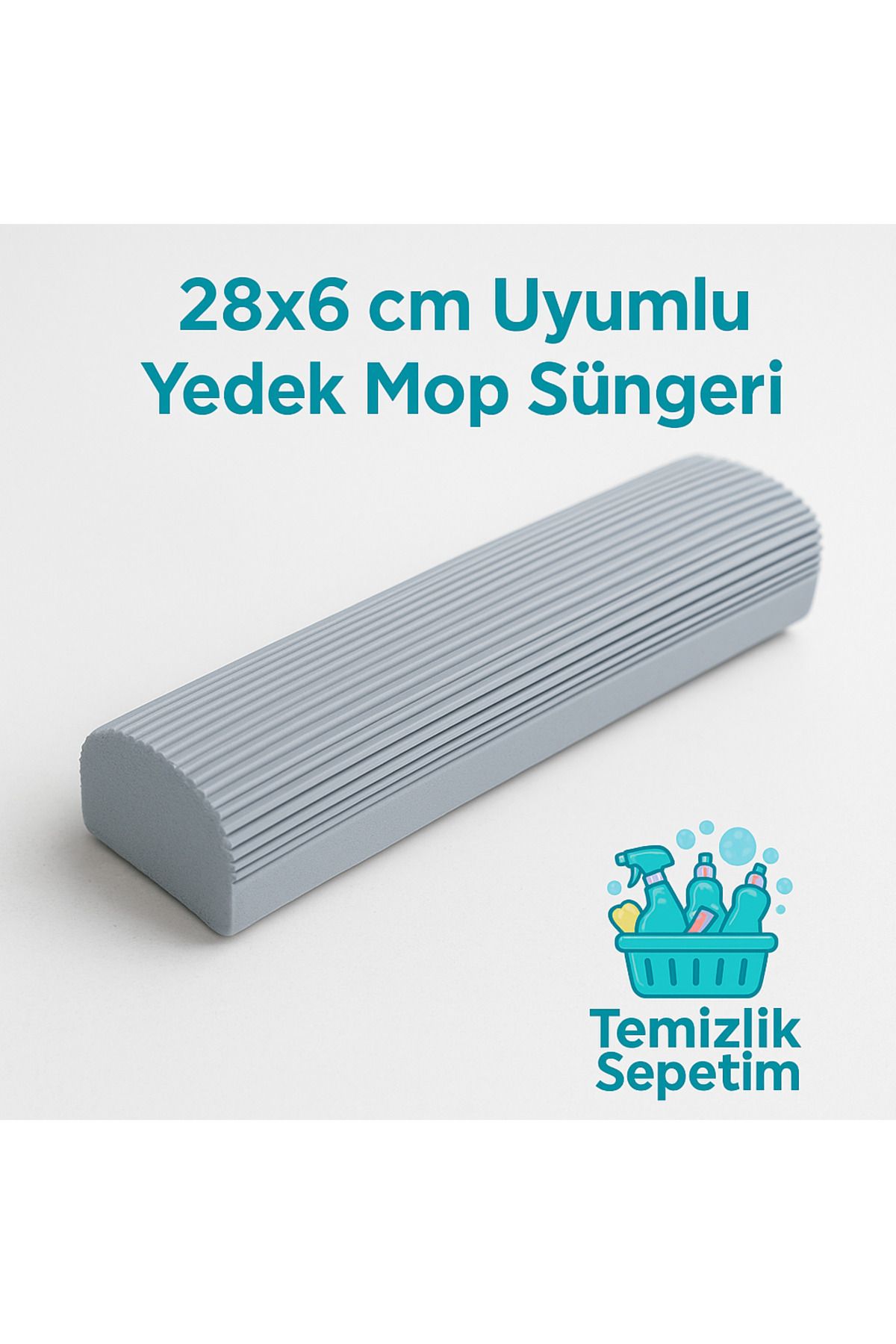 temizliksepetim Kelebek Mop Uyumlu Yedek Sünger Başlık – 28 cm (1 ADET)