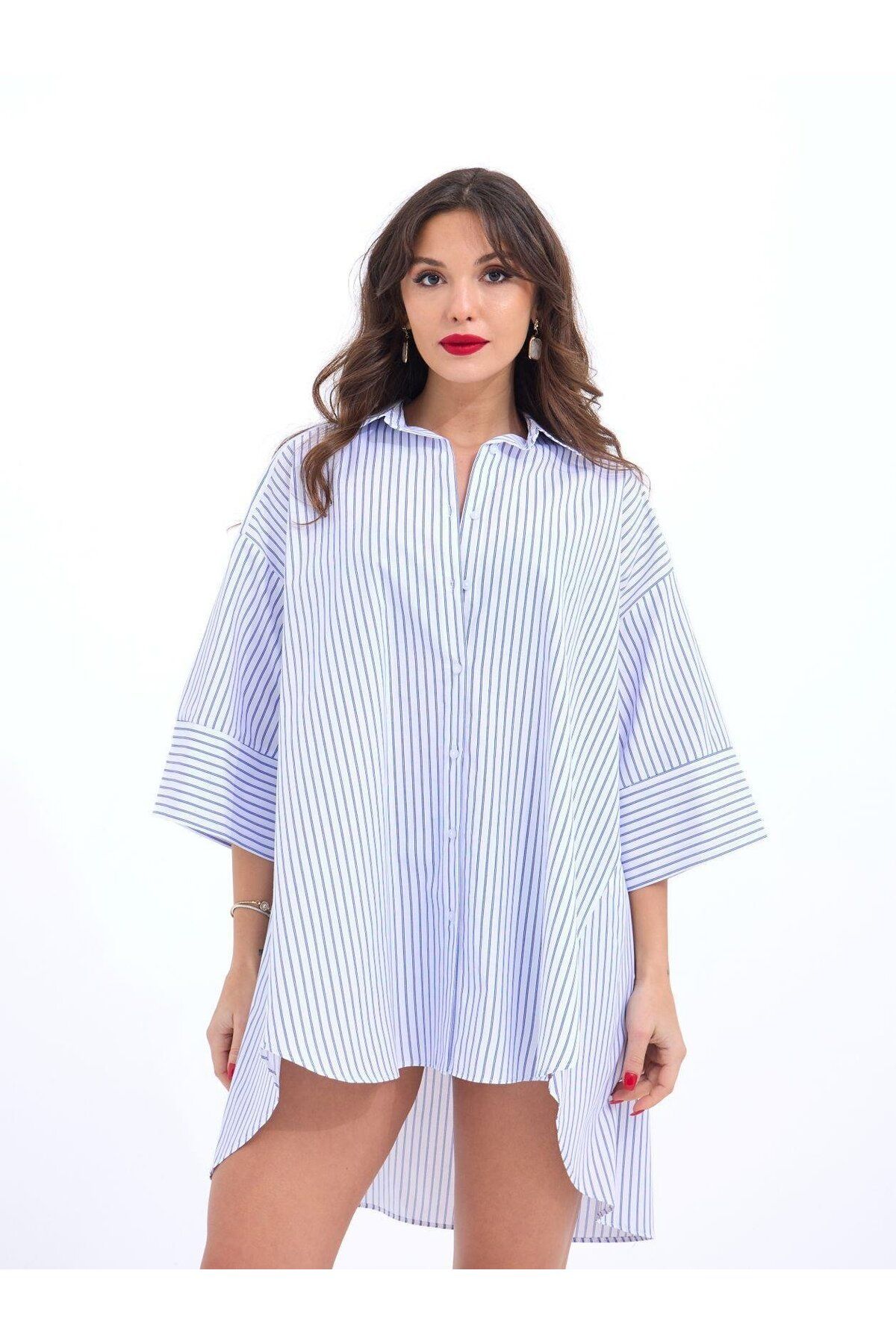 D&M Life Collection 4328 GÖMLEK-WASHİNGTON ÇİZGİLİ