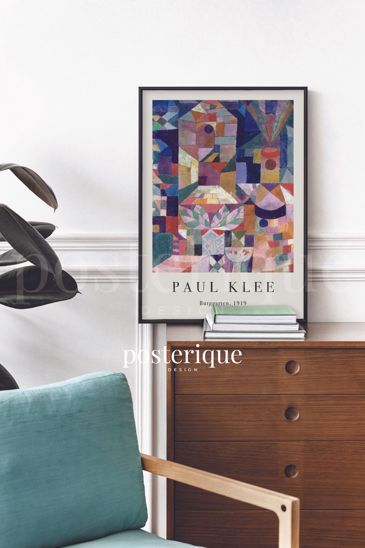 posterique Paul Klee Çerçevesiz Poster Minimal Modern Dekoratif Tablo