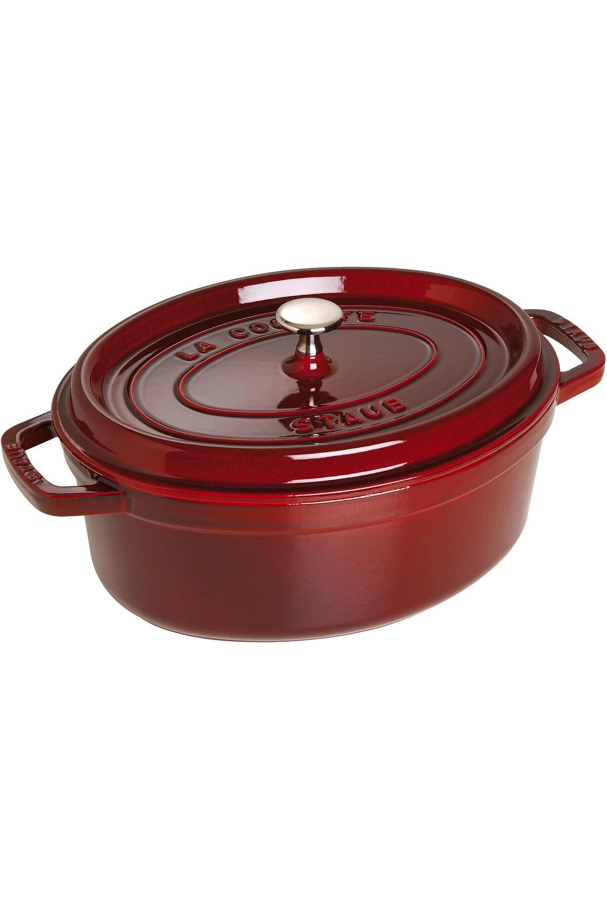 yenibagshop La Cocotte Döküm Tencere, Döküm Demir, Bordo