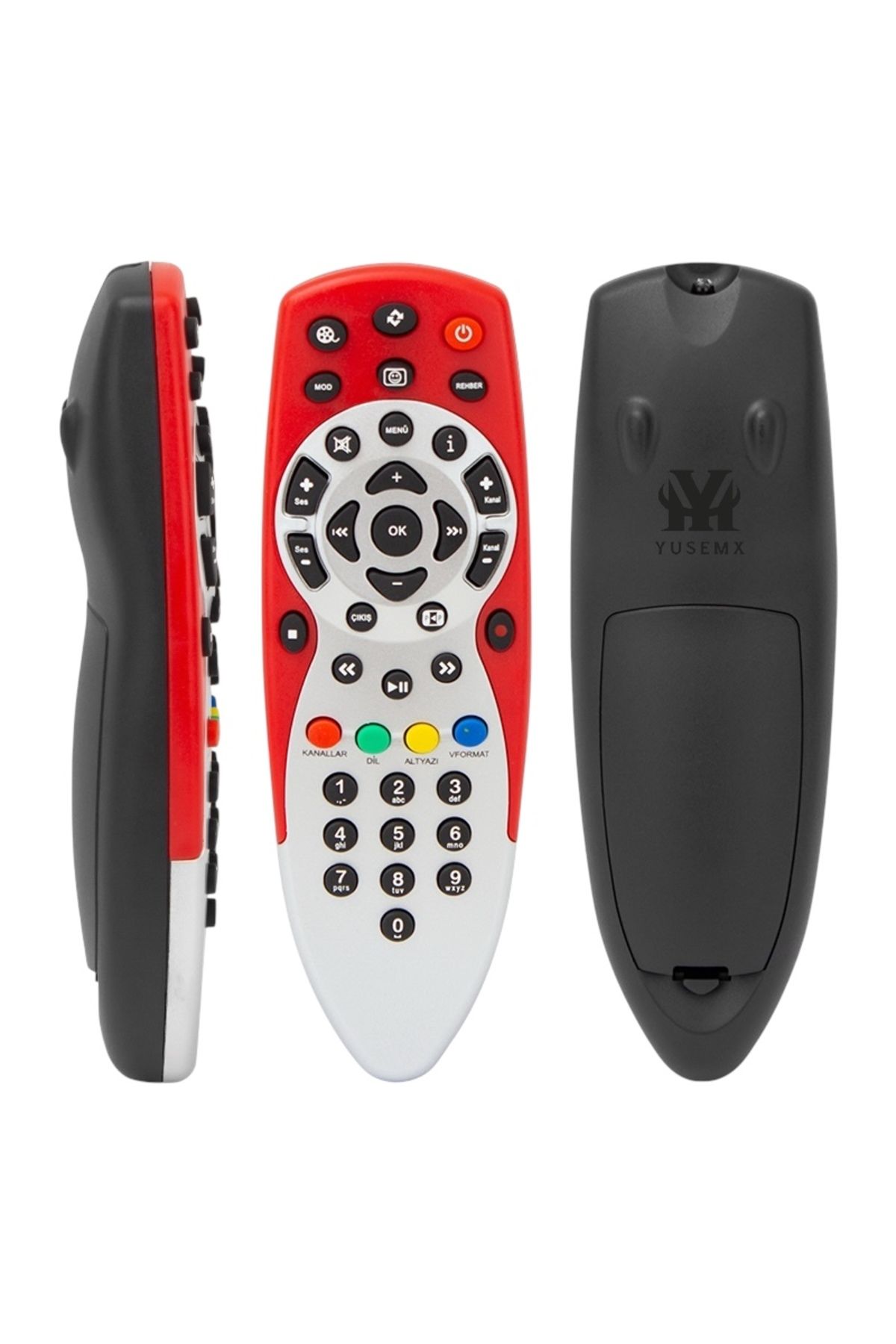 YUSEMX Digiturk Dt-8003 - Hd Plus Kırmızı - Uydu Kumandası