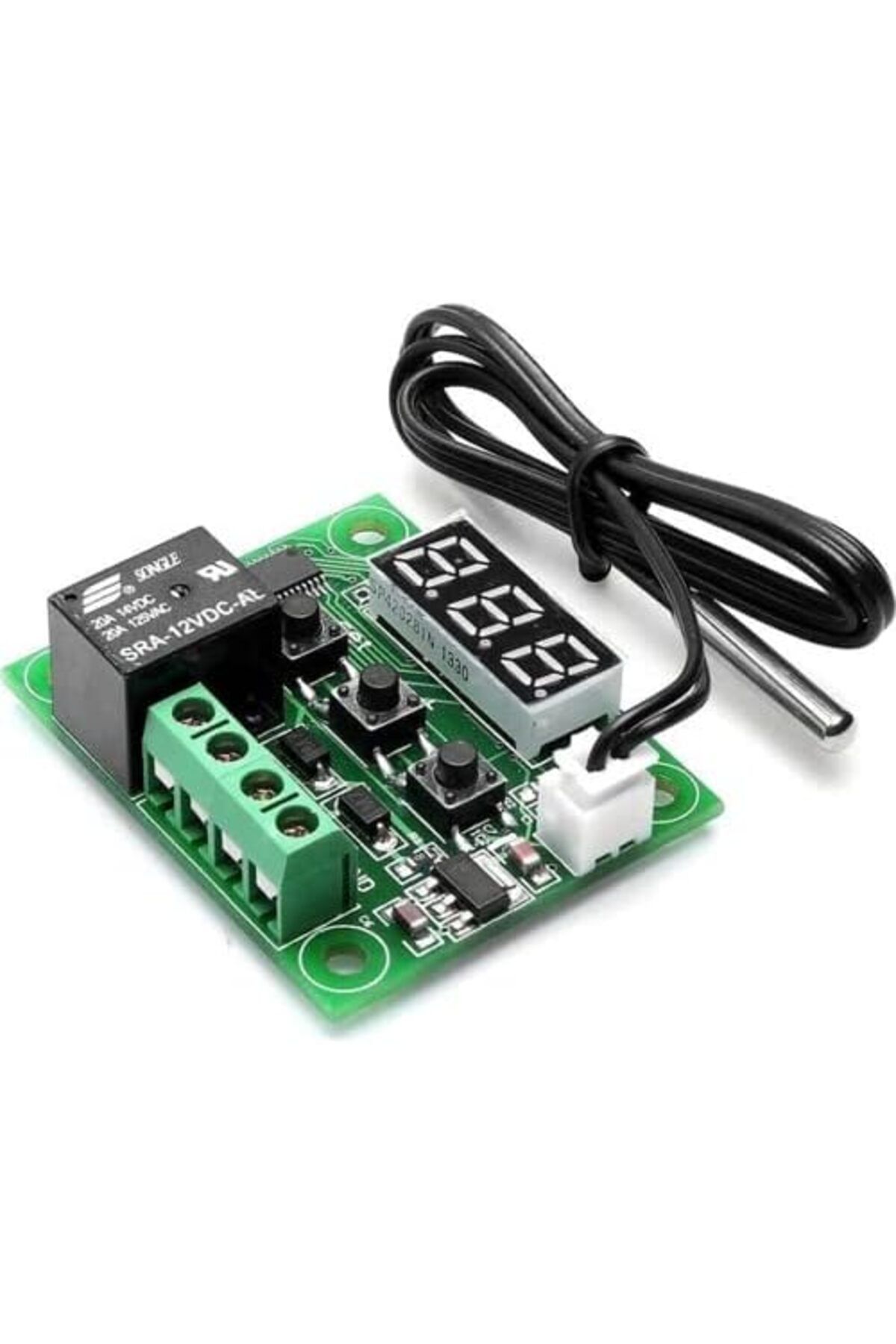 yenibagshop Dijital Led Göstergeli Termostat Kartı-W1209