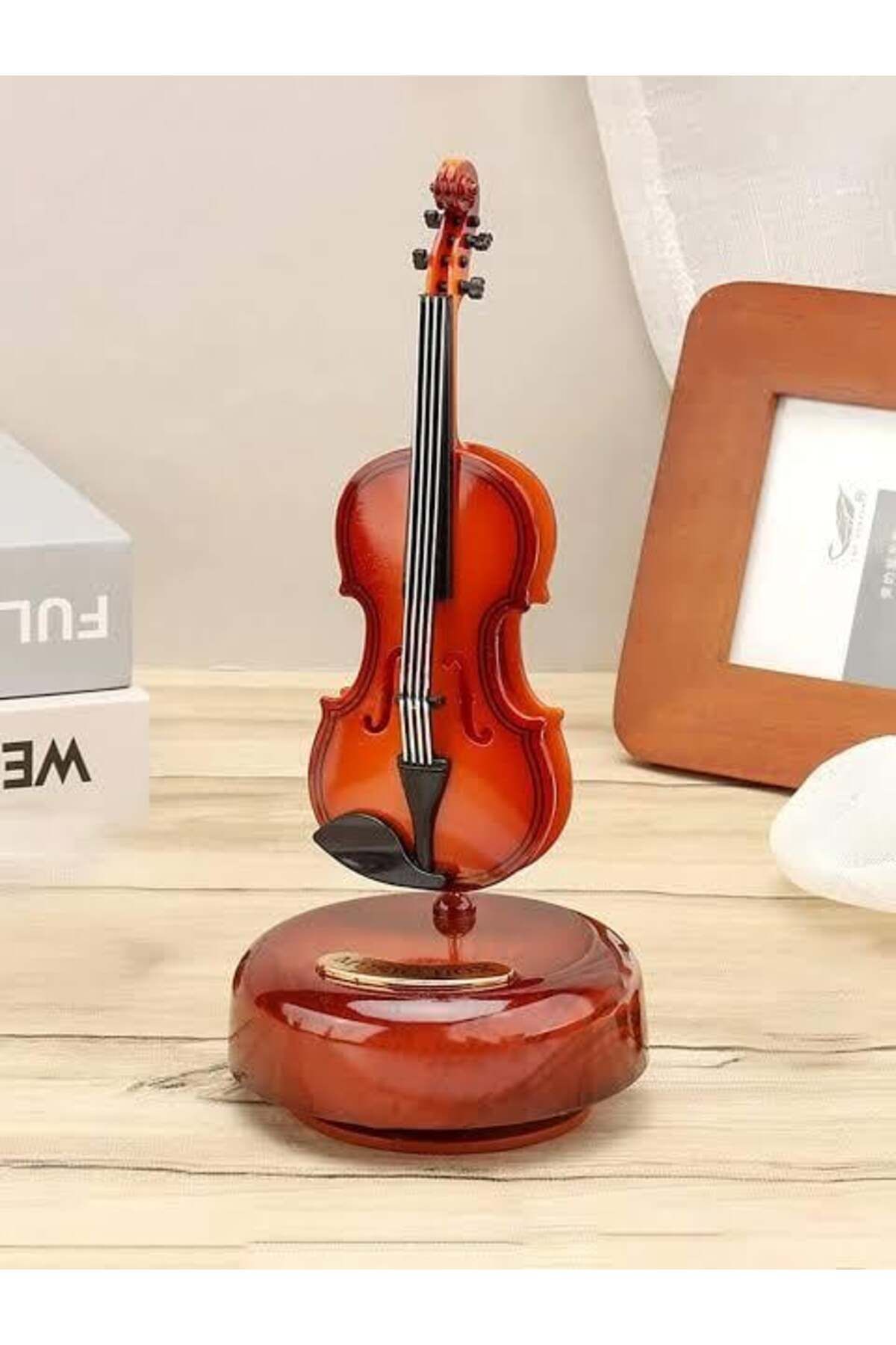 SH TICARET Hareketli Violin Müzik Kutusu