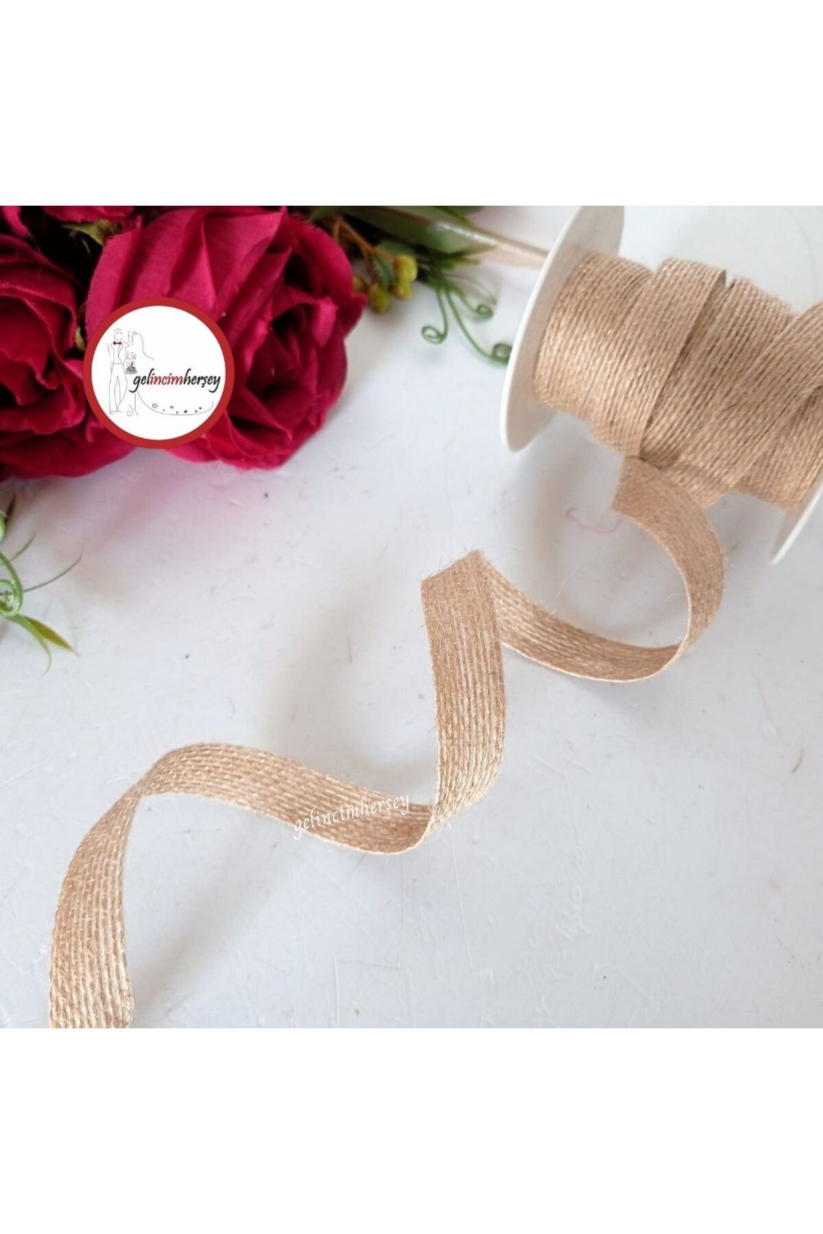 Gelincimherşey Hasır Şerit Kurdele 1.5 cm 5 mt
