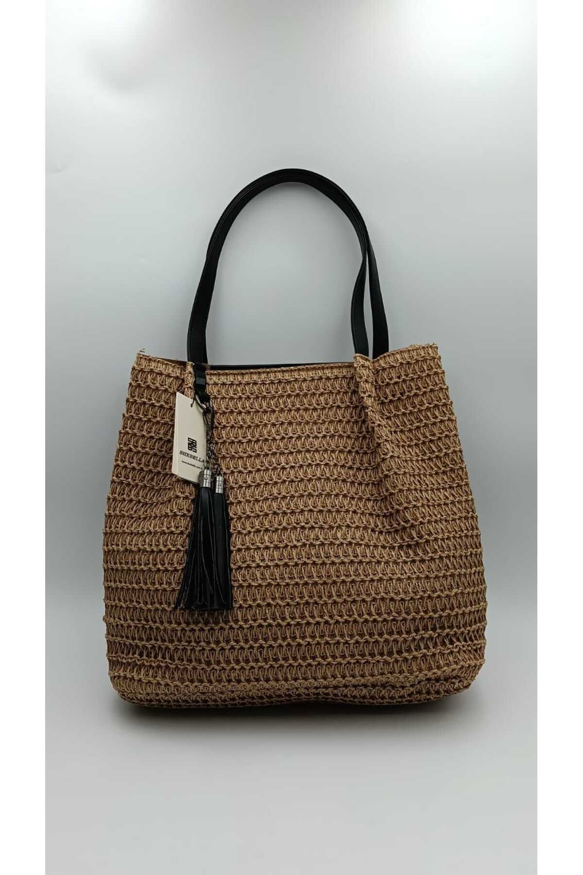 SheBella Bags & Shoes Kadın Hasır Model Omuz Çantası