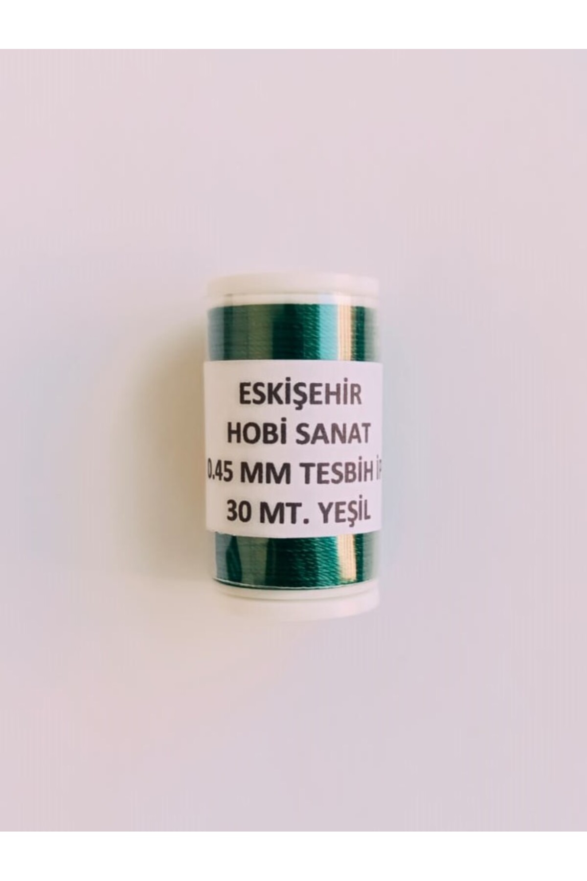 0.45 Mm 30 Metre Yeşil Renk Tesbih ipi