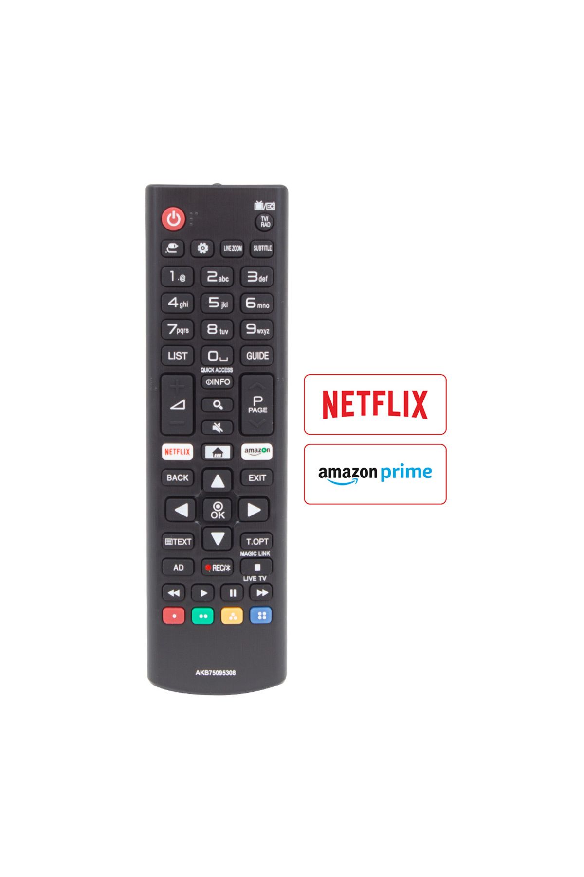 YUSEMX Lg - Lcd Led Televizyon Kumanda - Netflix , Amazon , Smart Tuşlu