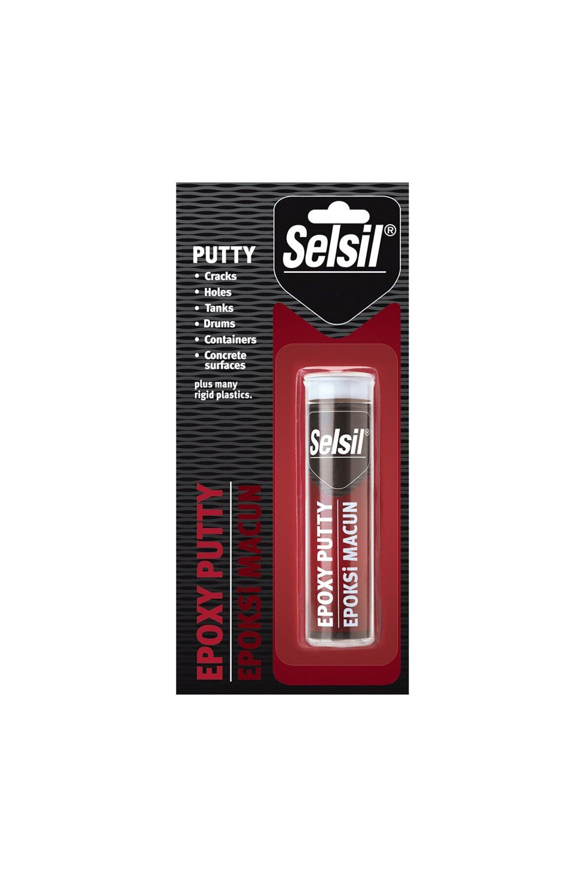 Findit SELSİL EPOXY PUTTY - EPOKSİ MACUN ISIYA DAYANIKLI YAPIŞTIRCI 57GR AHŞAP - METAL - CAM - SERAMİK (281
