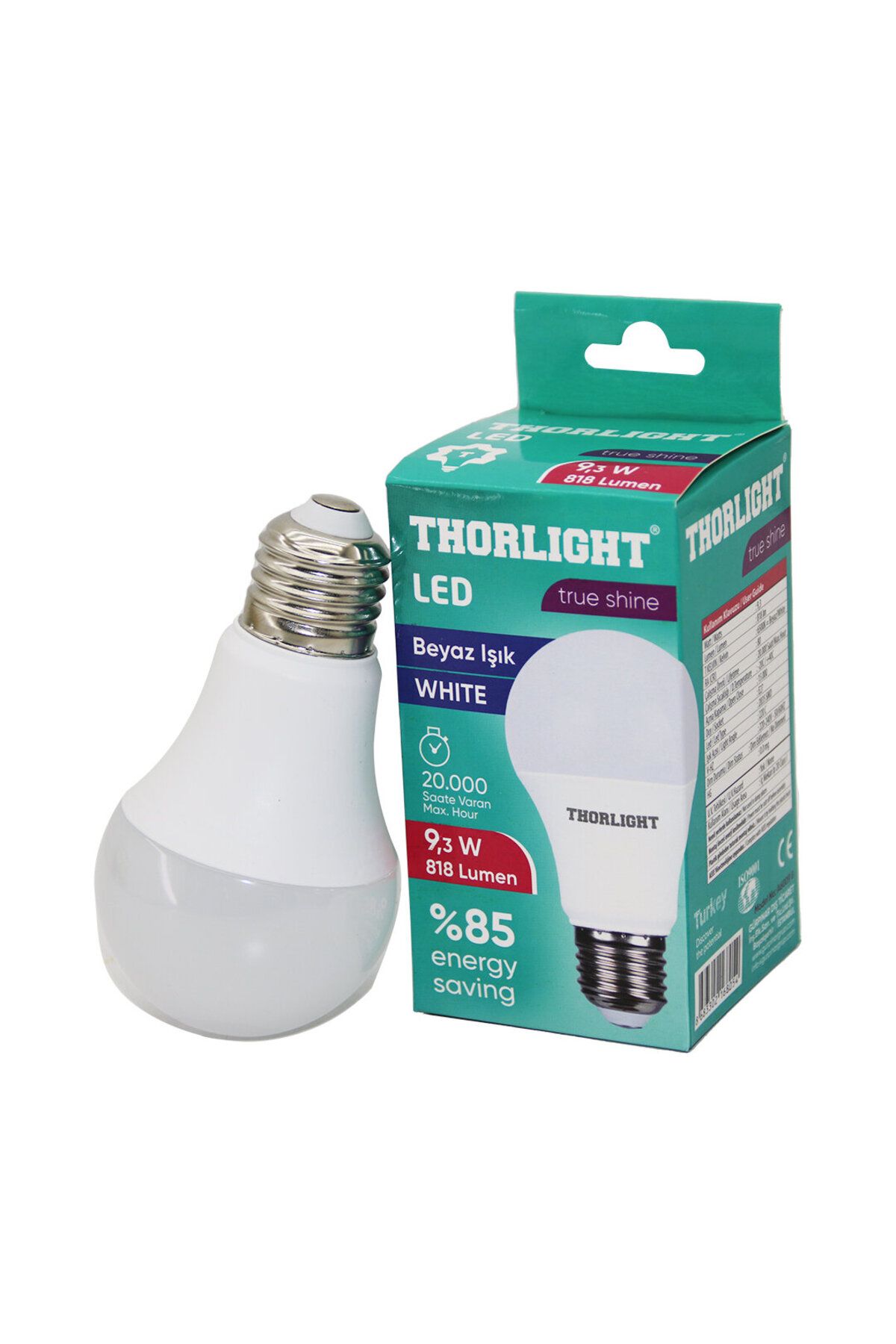 Findit 9.3W E27 BEYAZ LED AMPUL A-6009-B (2818)