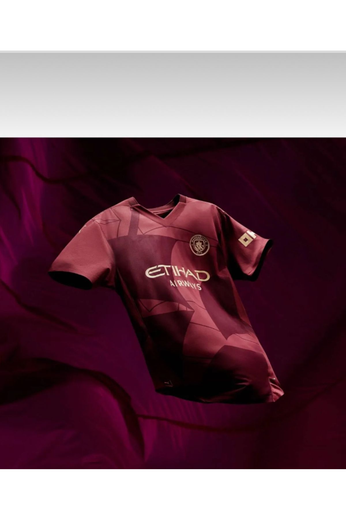 Atlas manchester city DEPLASMAN İSİMSİZ BORDO YETİŞKİN FUTBOL FORMASI