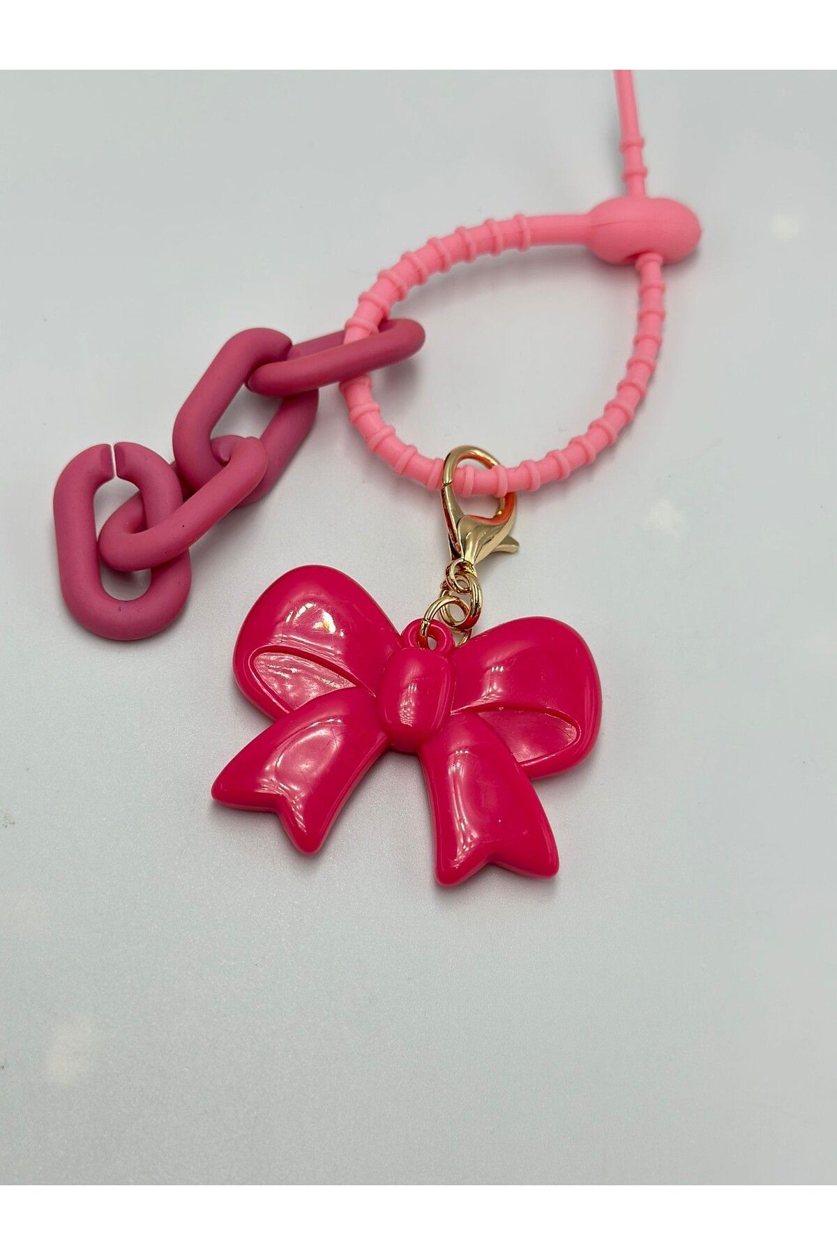 MyladyAccessoriess Fiyonk Ve Zincir Detay Çanta Aksesuar