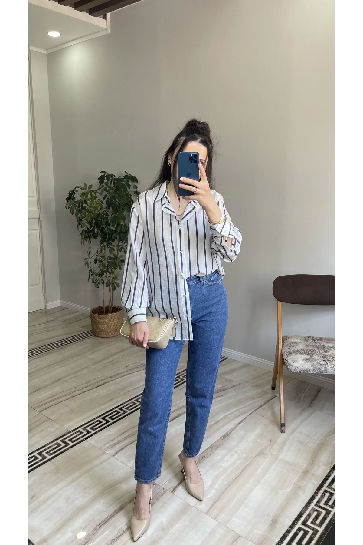 ZEAL Oversize Tiril Gömlek