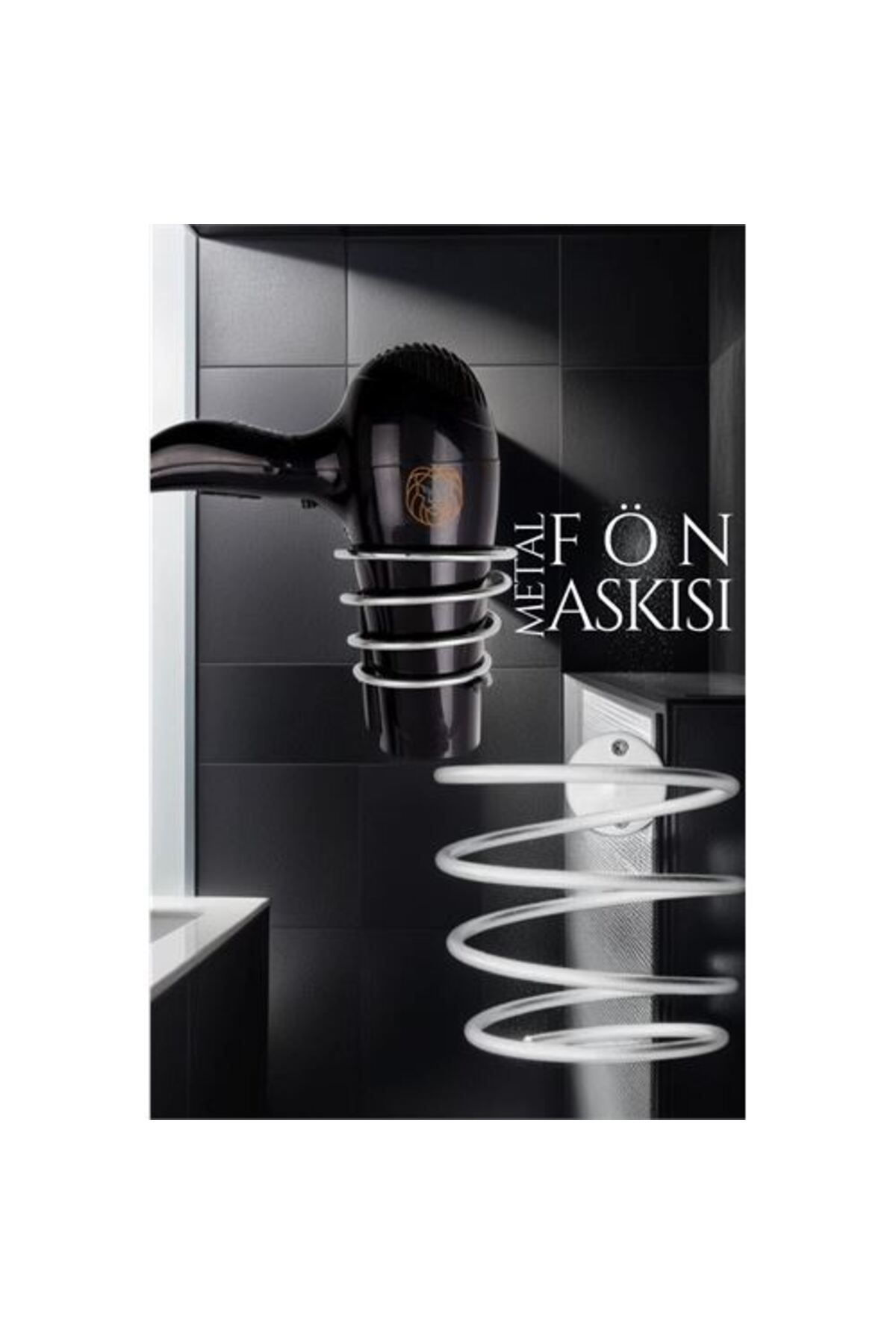 mrpurple Metal Fön Askısı KROM - PRP6410-4594