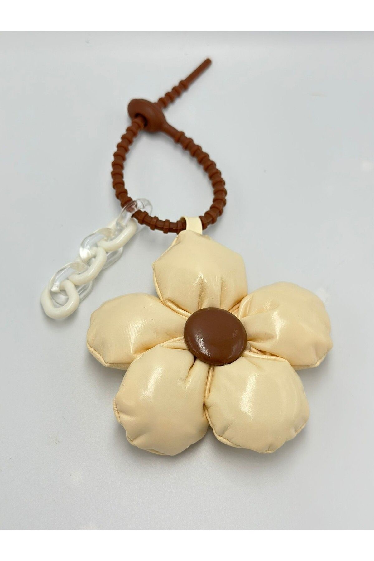 MyladyAccessoriess Bej Papatya Çanta Aksesuarı